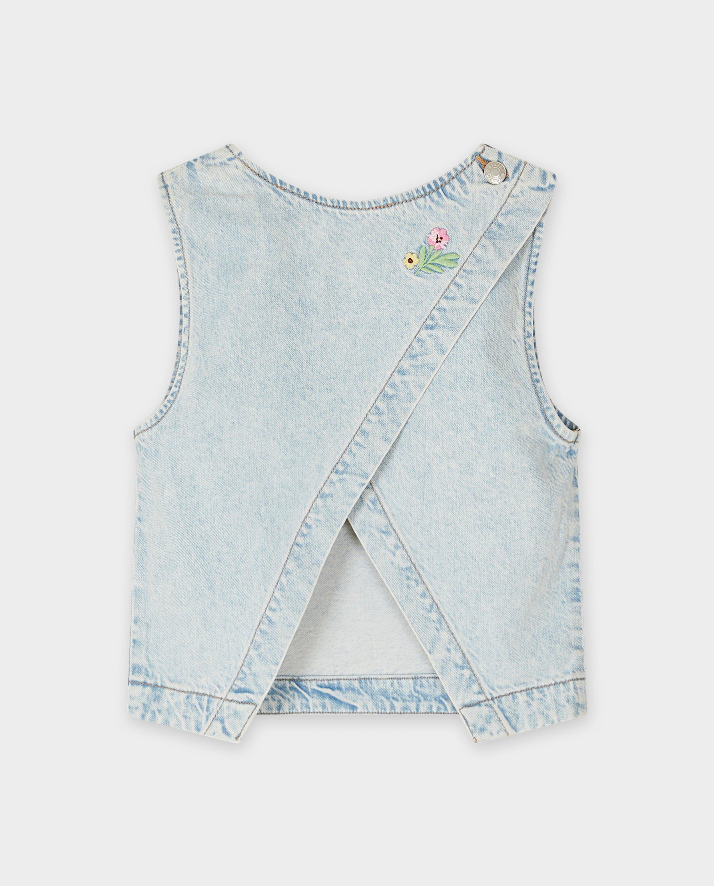 Hemden - Jeanstop met cut-out, 9-16 jaar