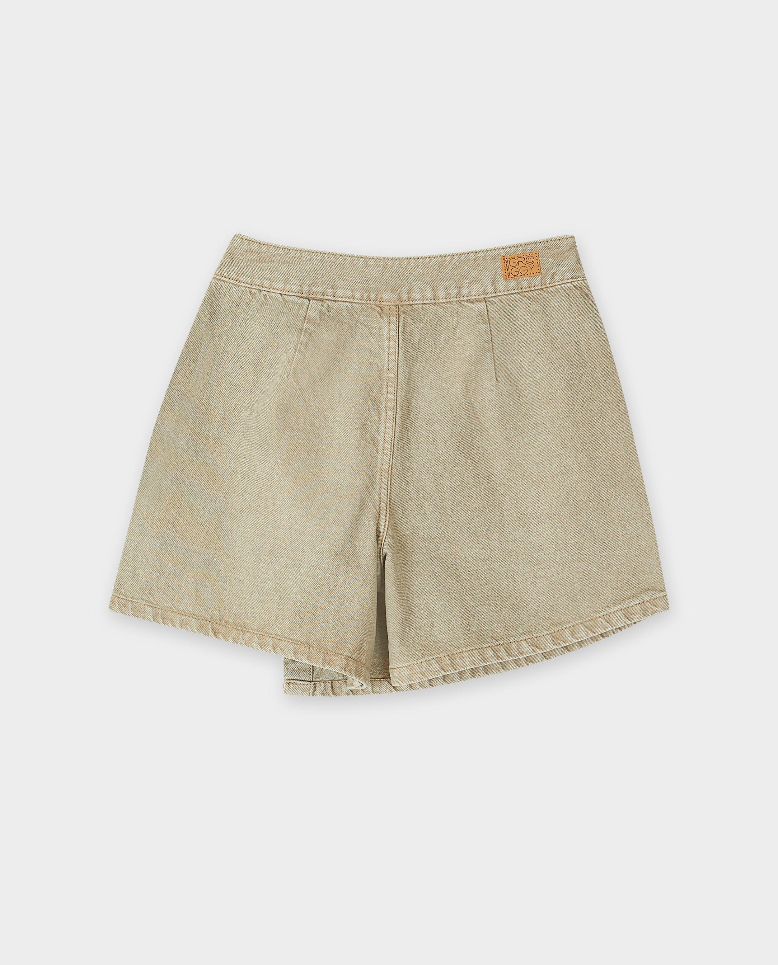 Shorts - Jupe-short en jean vert