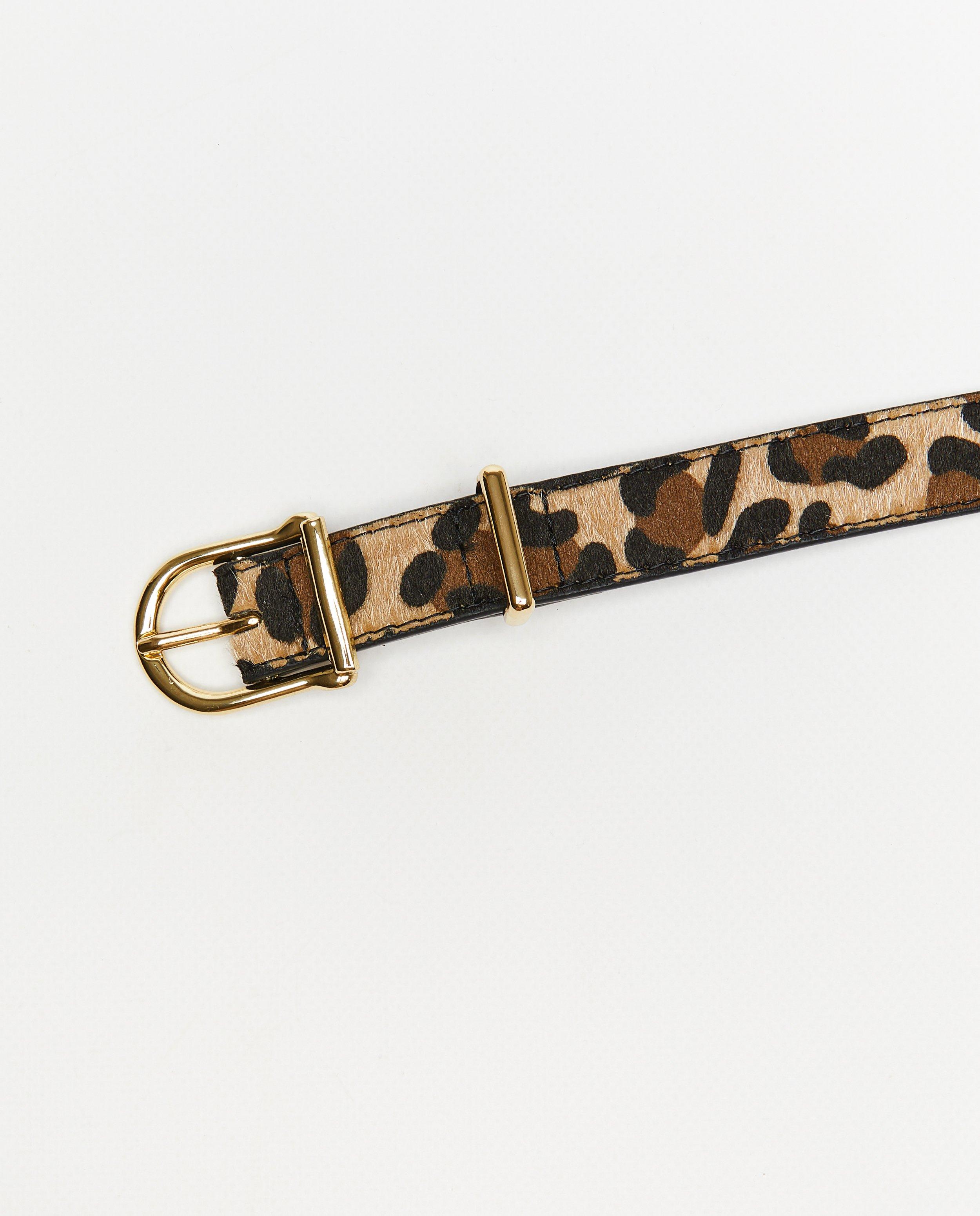 Riemen - Bruine riem met patroon
