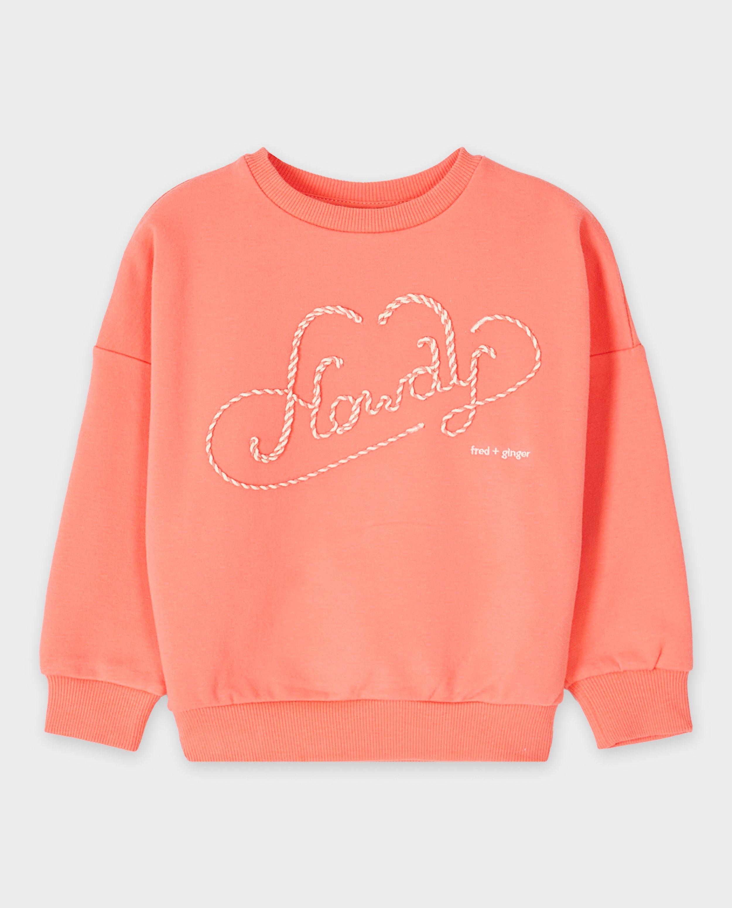 Sweaters - Sweater met opschrift in reliëf, 92-134