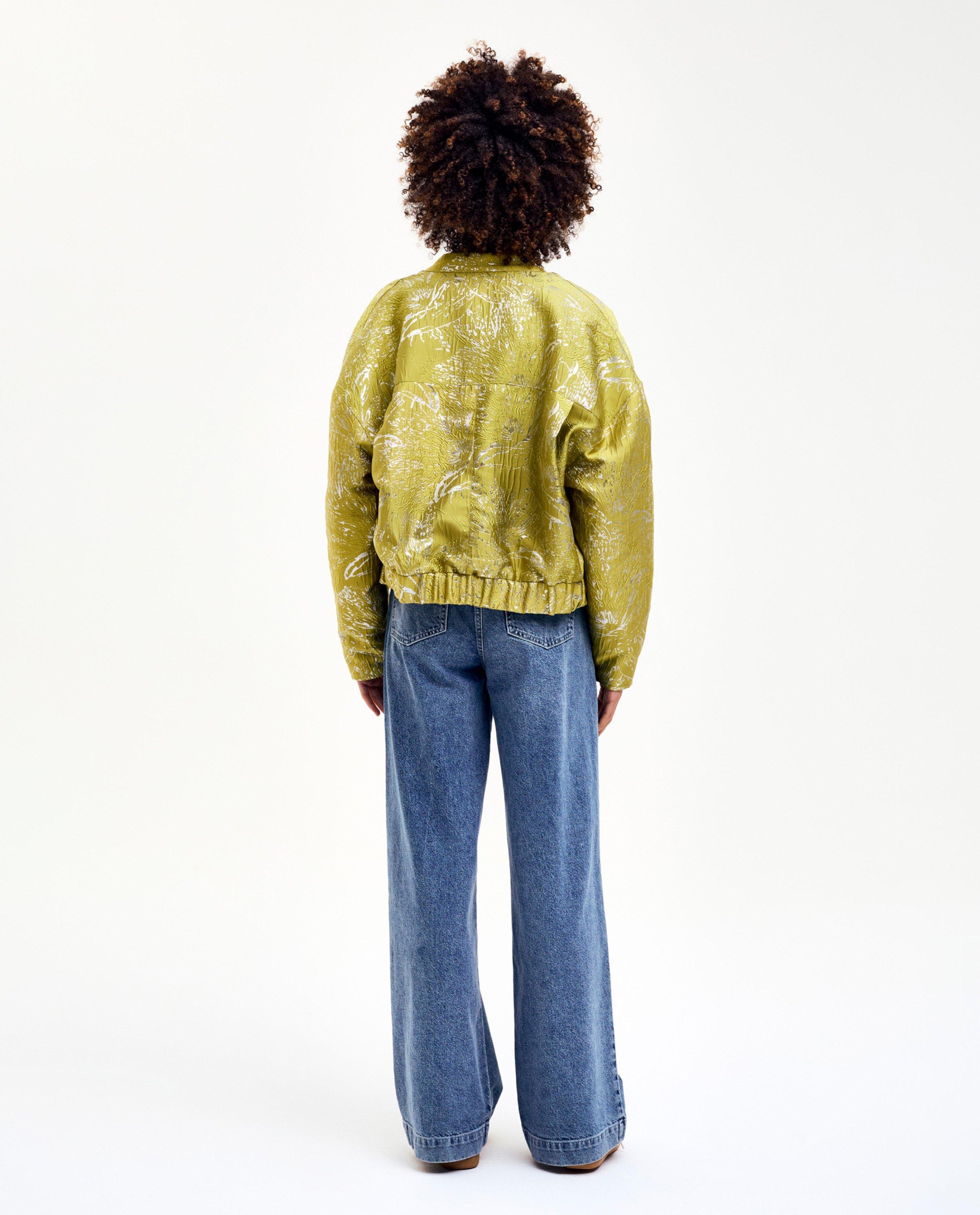Jassen - Bomber met bloemenpatroon