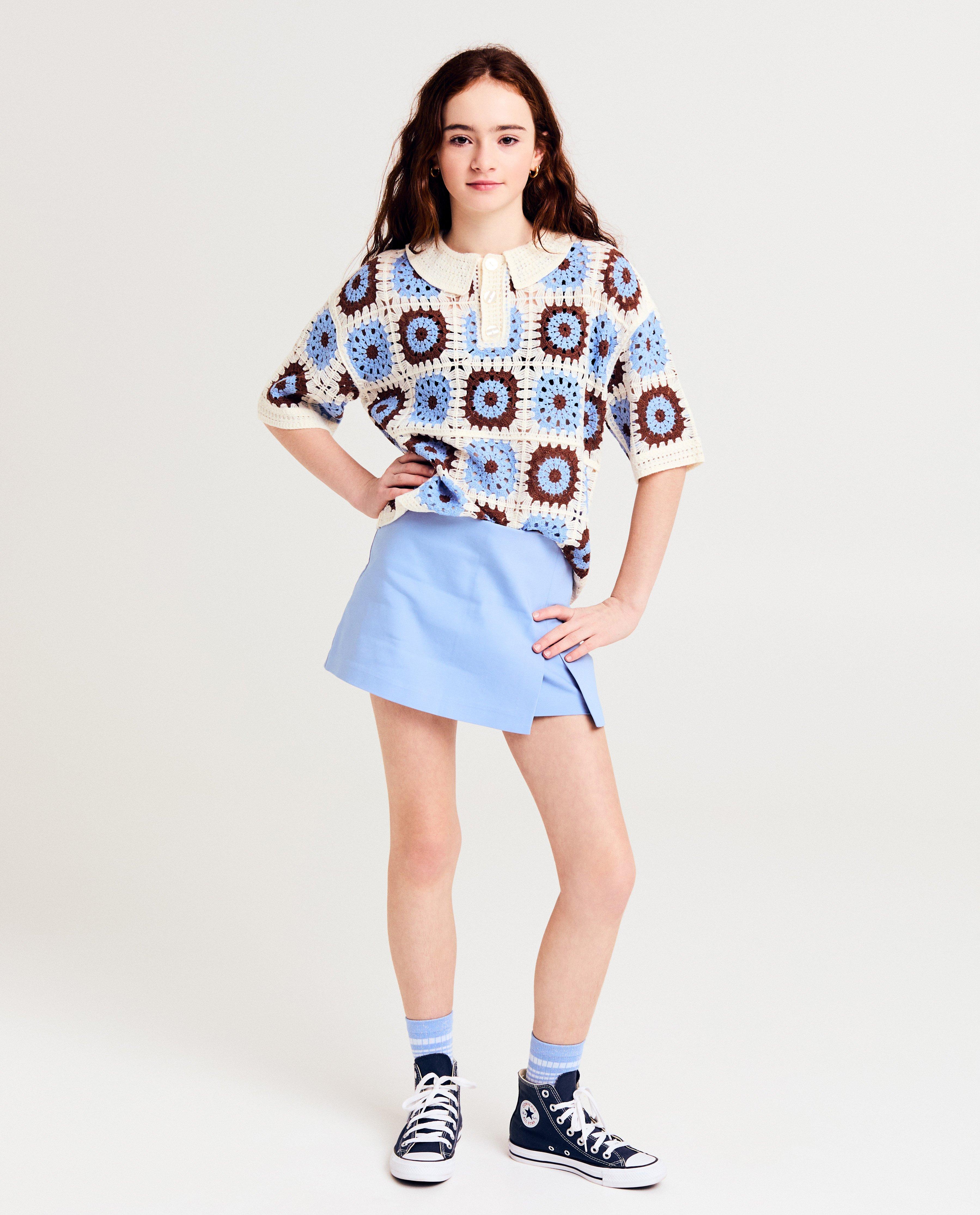 Skort bleu, 116-164 - null - Like Me