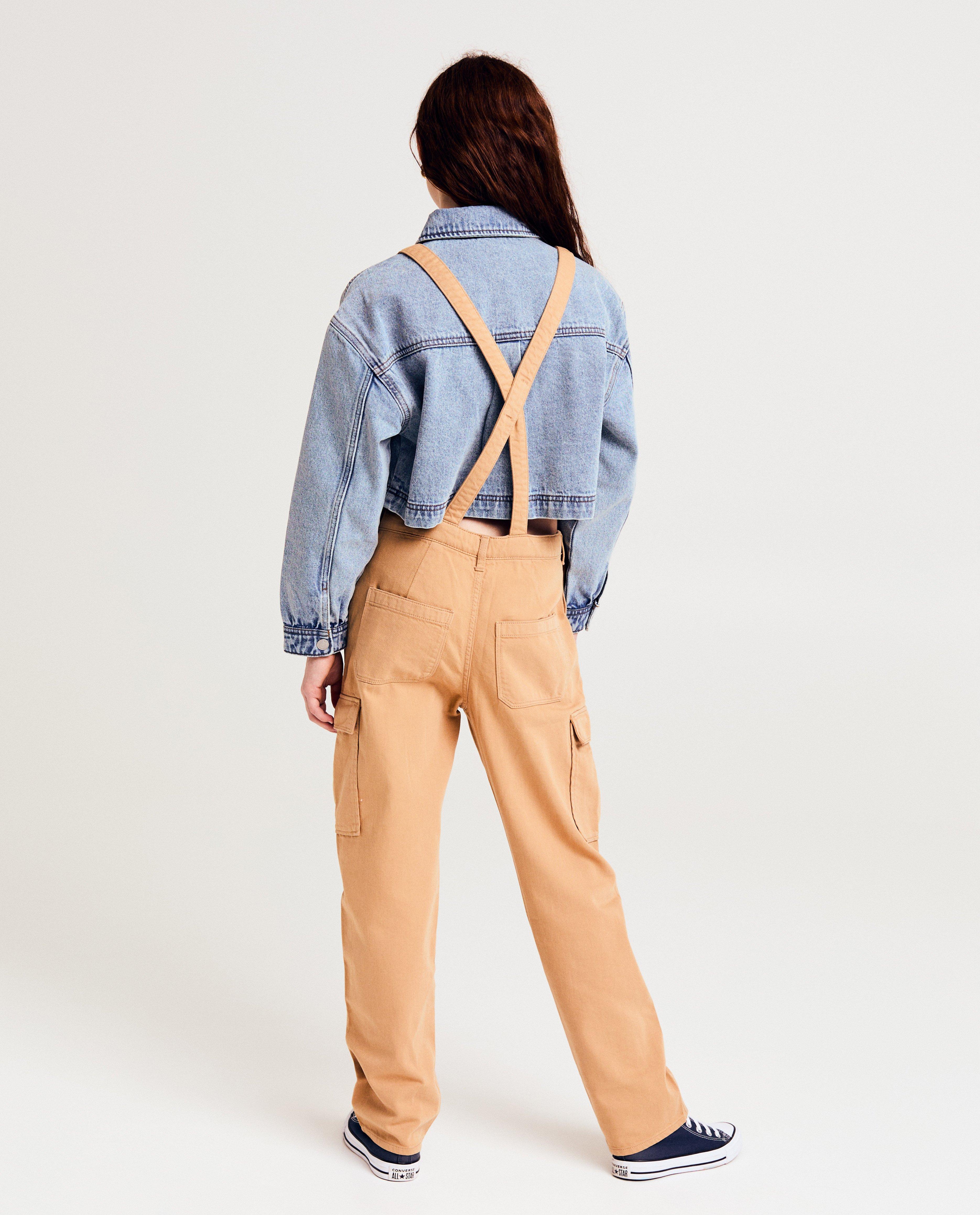 Jumpsuit - Bruine salopette, 116-164