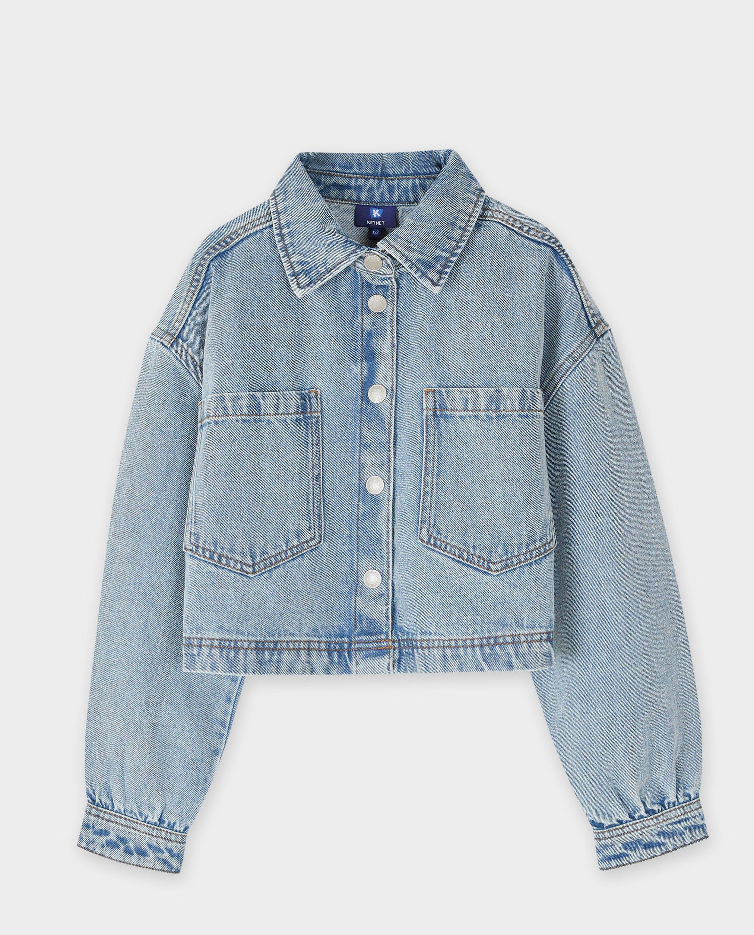 Blauw jeansvest, 116-164 - null - Like Me