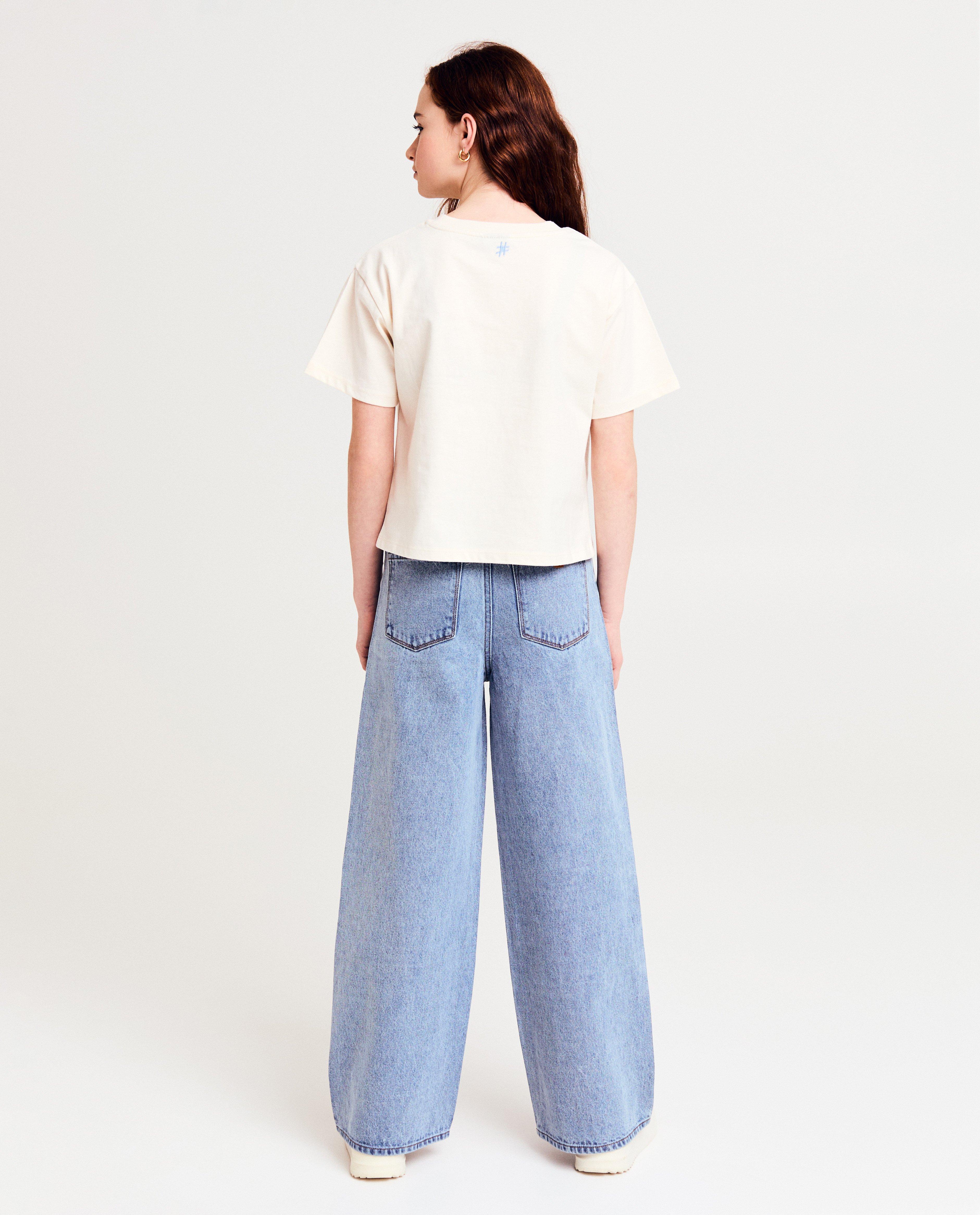T-shirts - T-shirt met gehaakte borstzak, 116-164