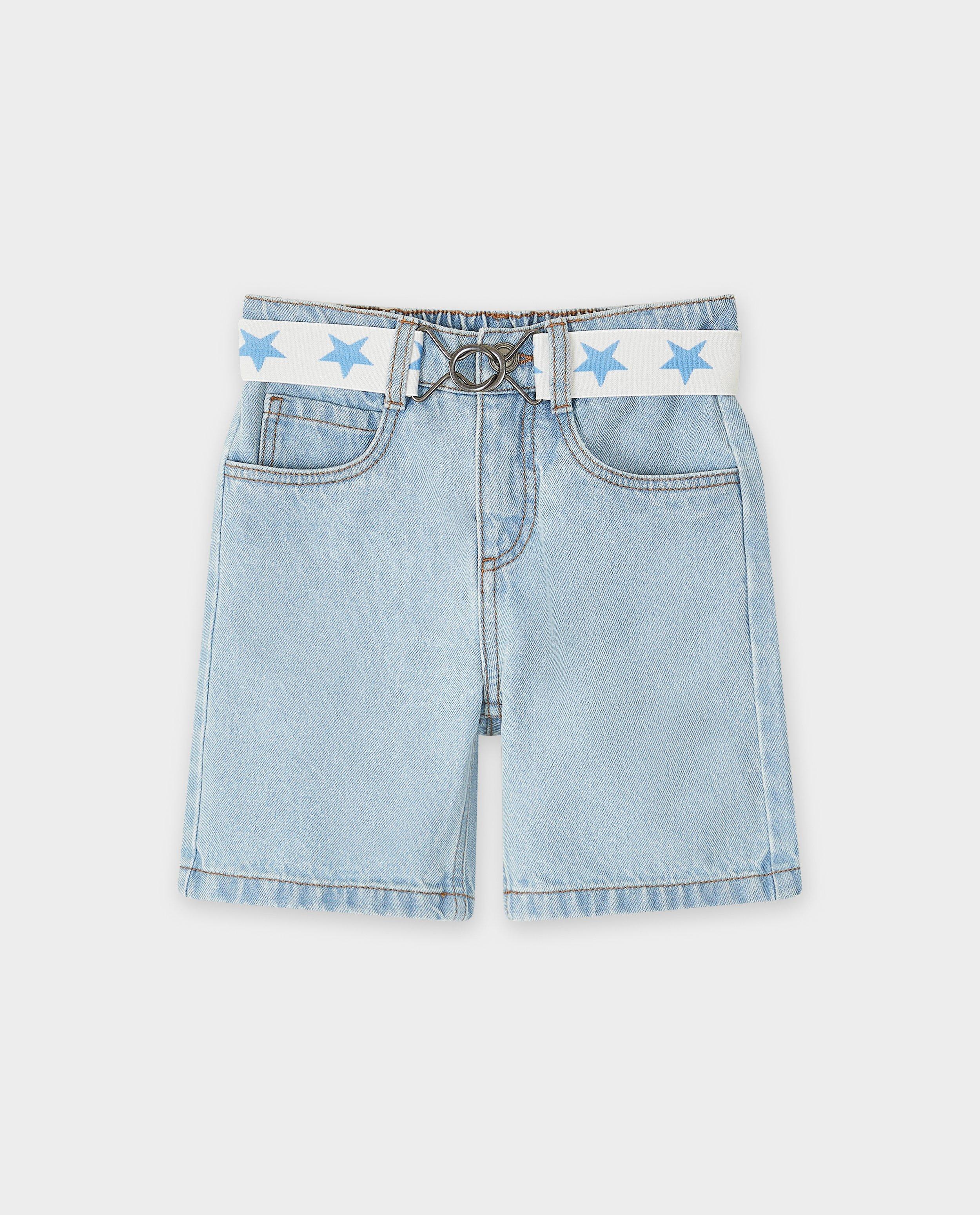 Shorten - Jeansshort met riem, unisex, 92-128