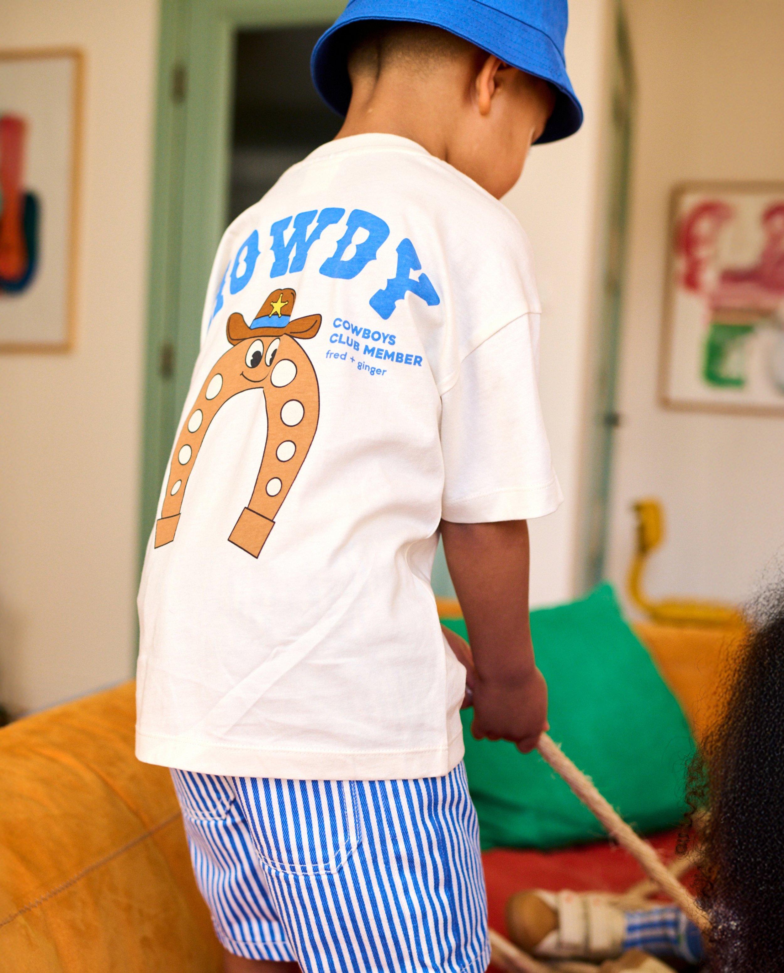 T-shirt met backprint, unisex, 92-128 - null - Fred + Ginger