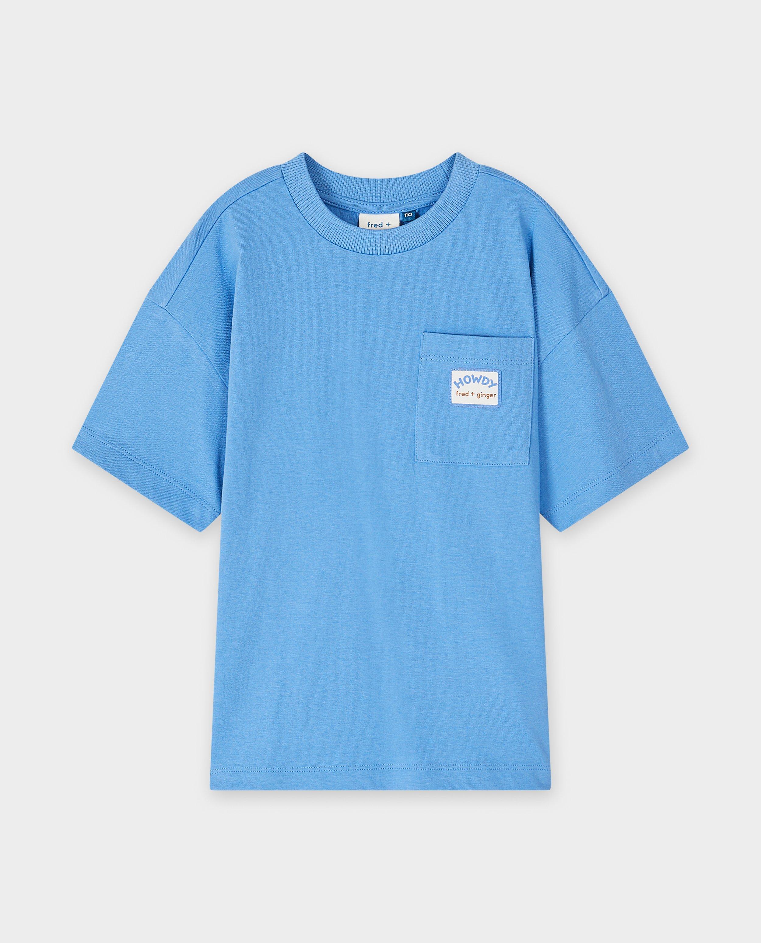 T-shirts - Blauw T-shirt, unisex, 92-128