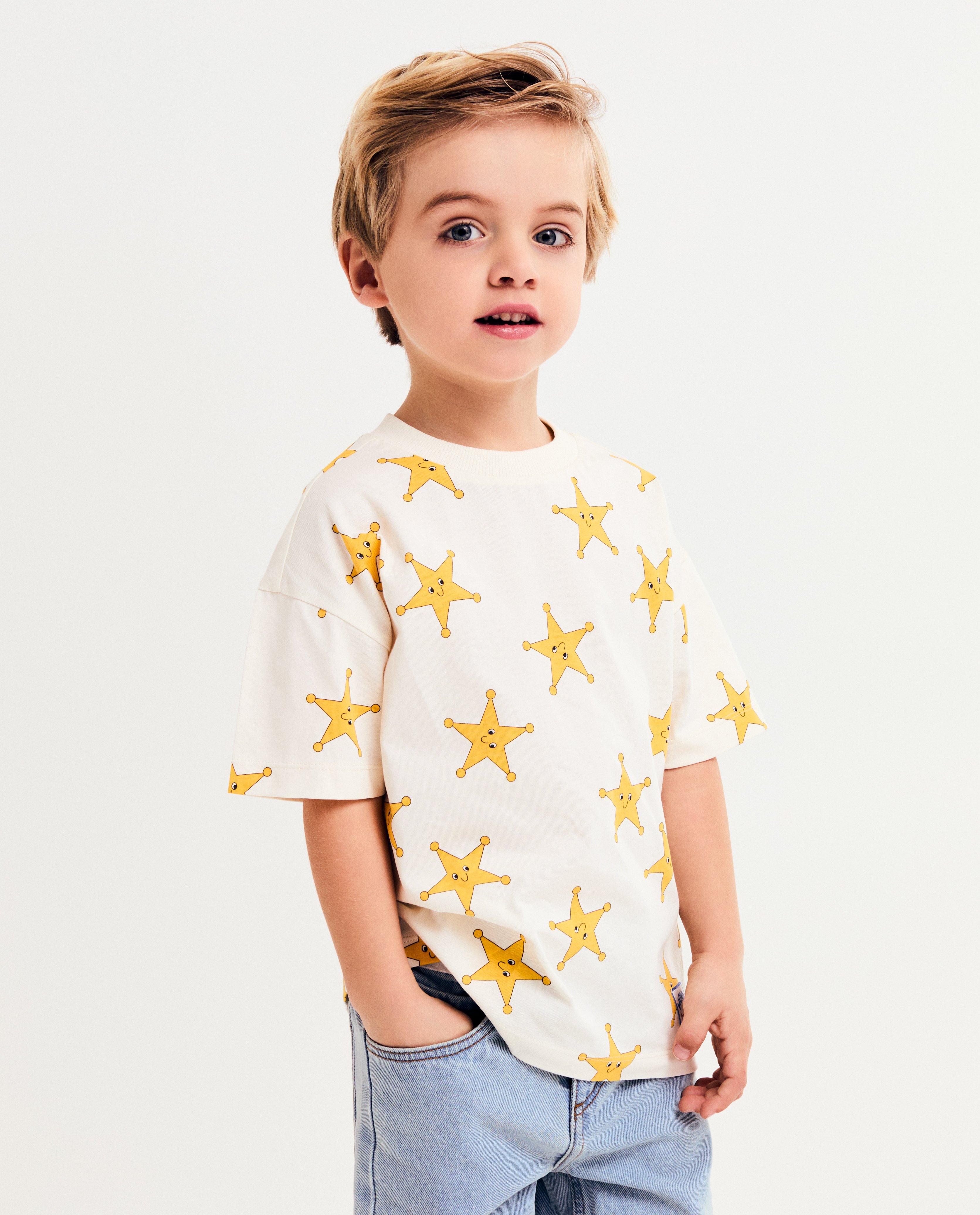 T-shirts - T-shirt met print sterren, unisex, 92-128