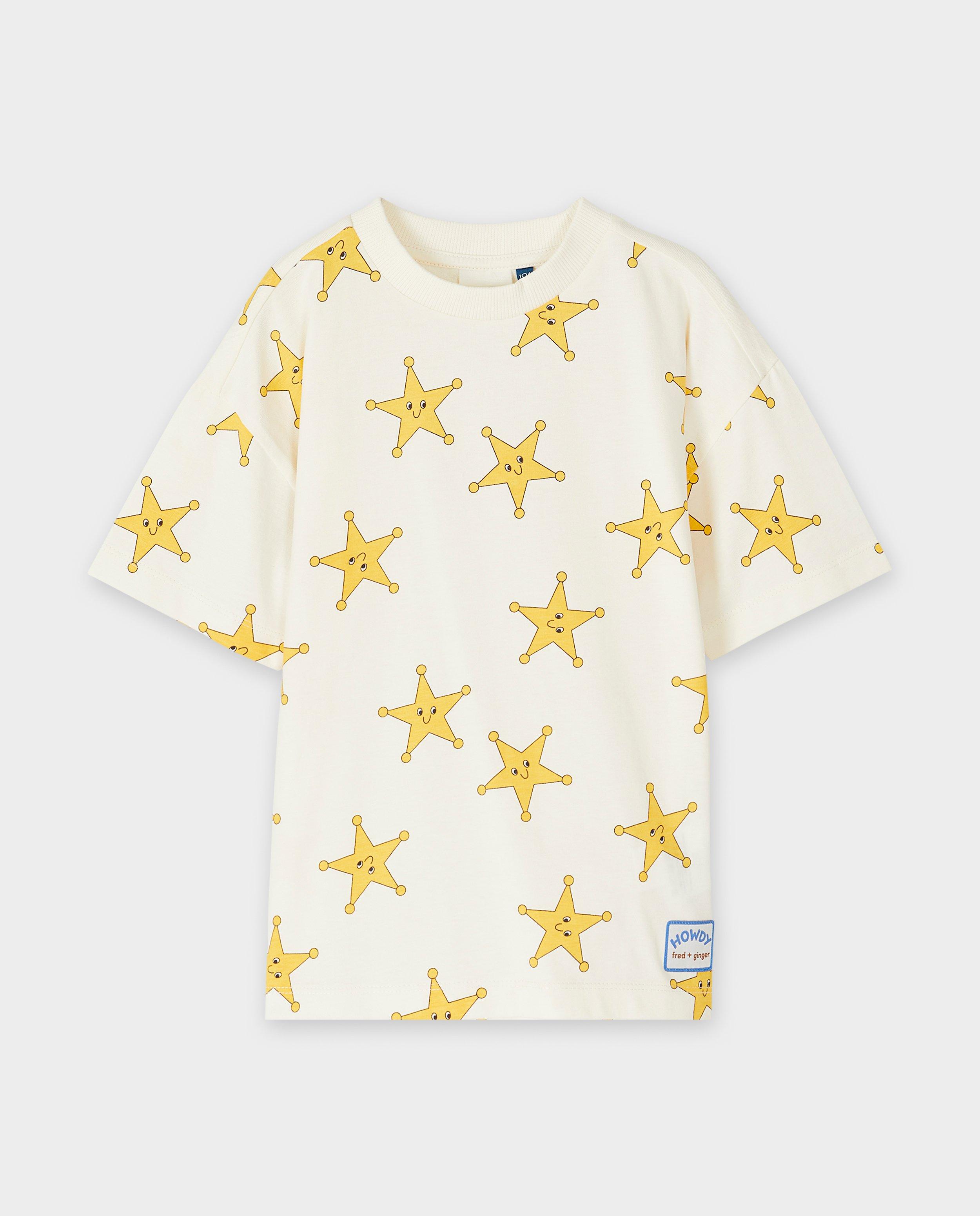 T-shirts - T-shirt met print sterren, unisex, 92-128
