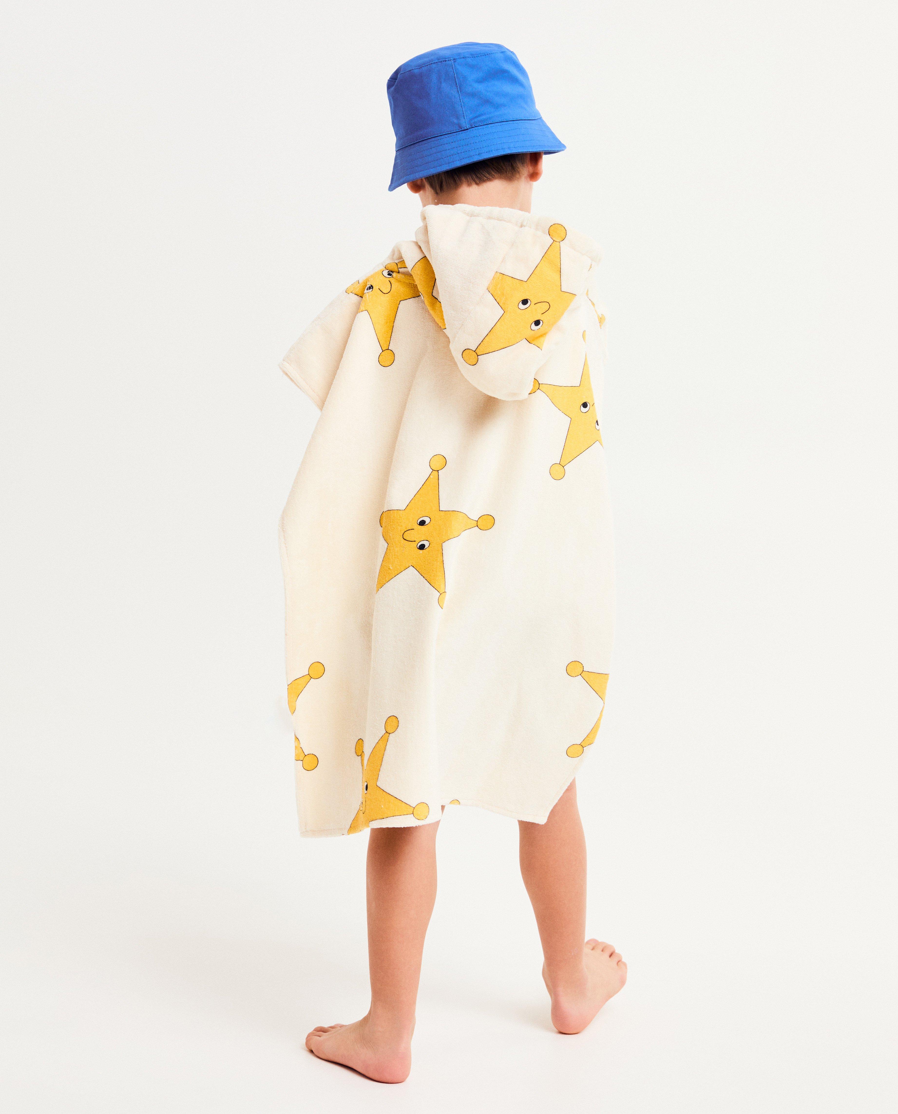 Zwemkleding - Badponcho met print sterren