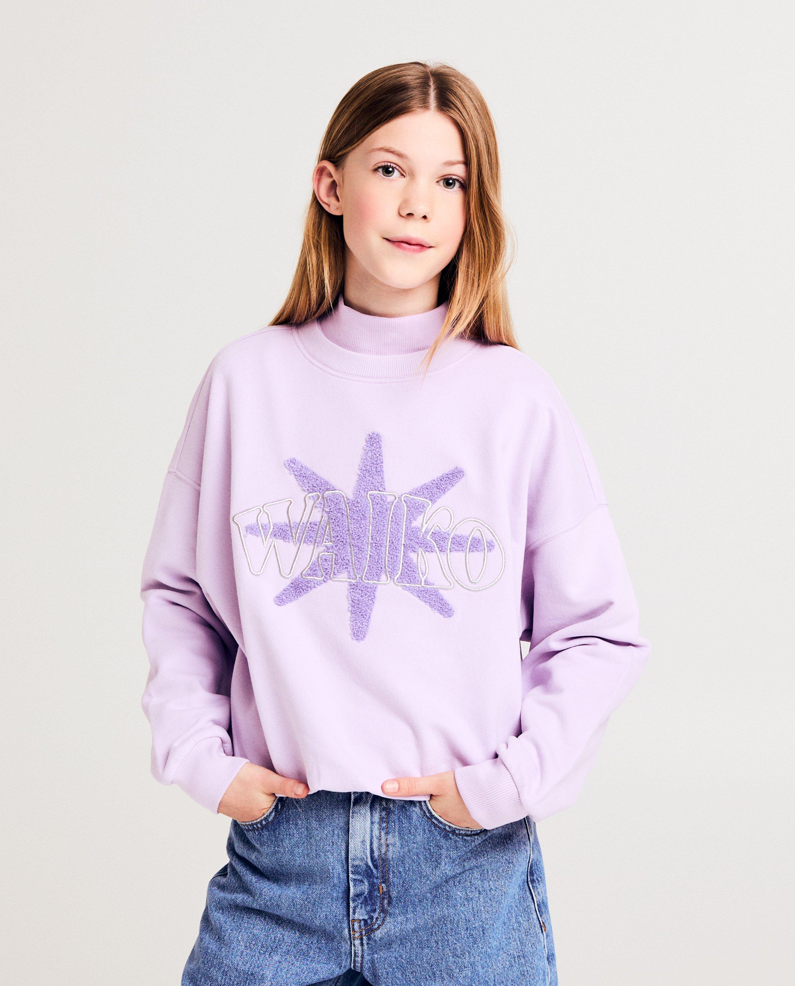 Sweater met geborduurd opschrift - null - Waiko