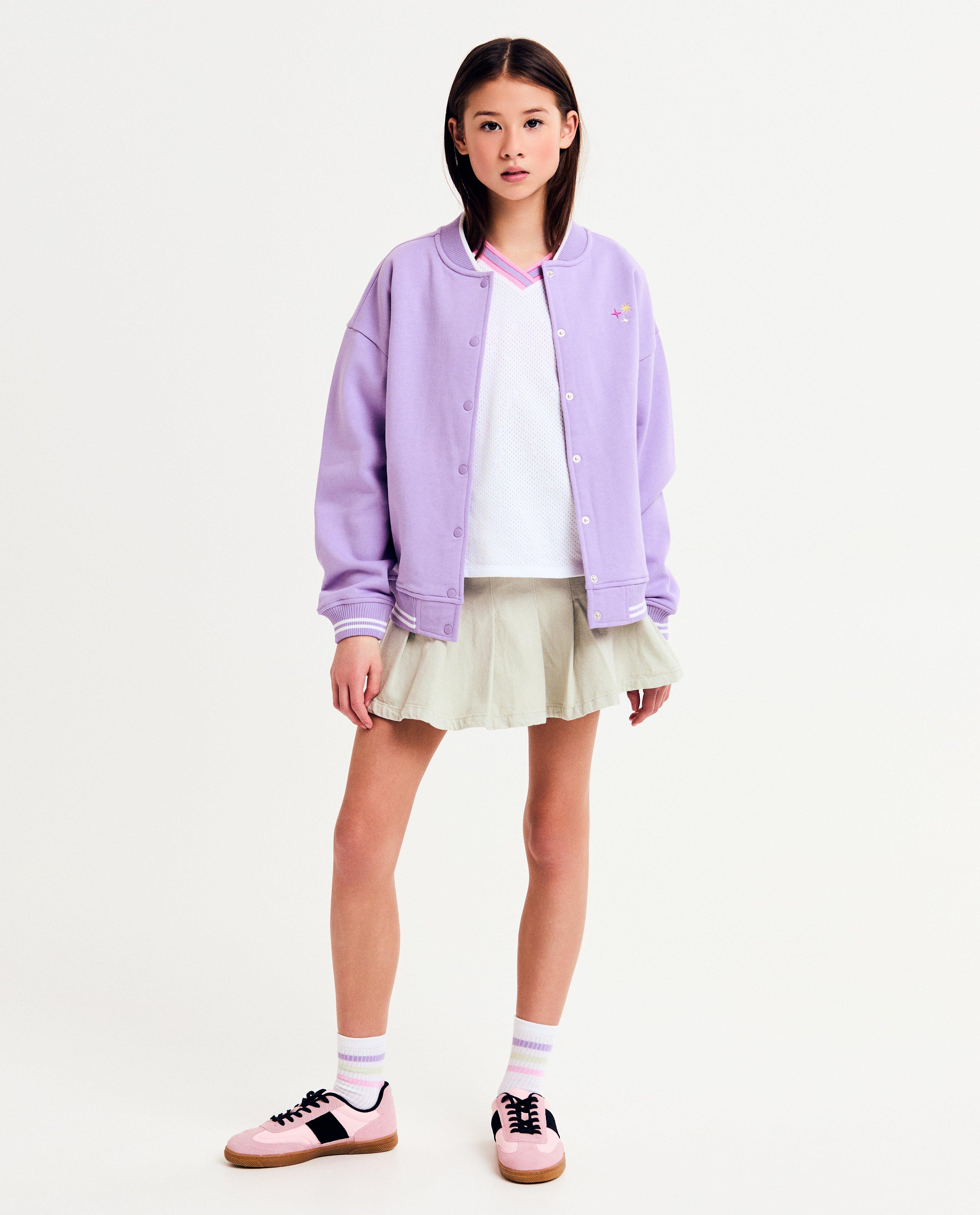 Cardigan - Paars sweatvest