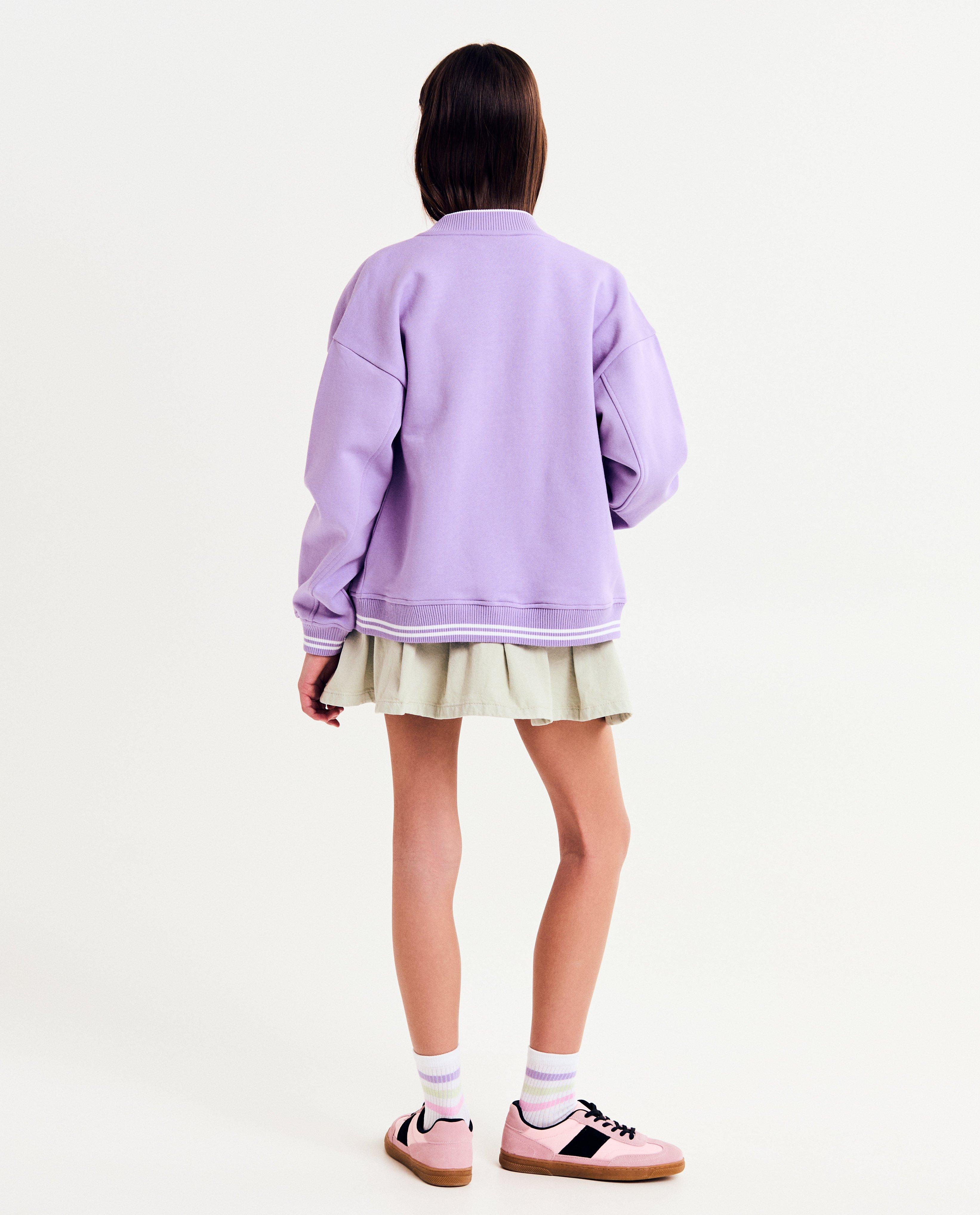 Cardigan - Paars sweatvest