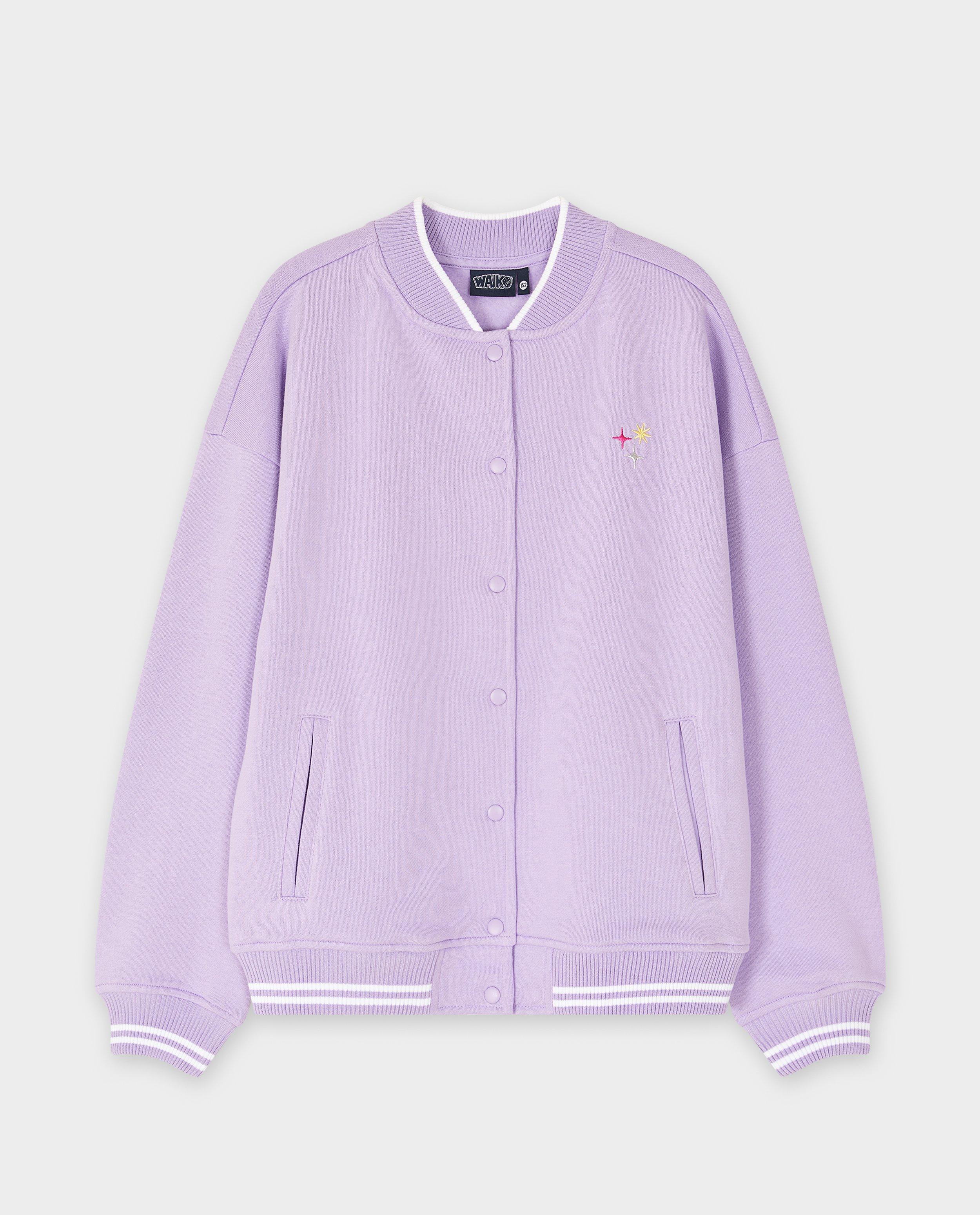 Cardigan - Paars sweatvest