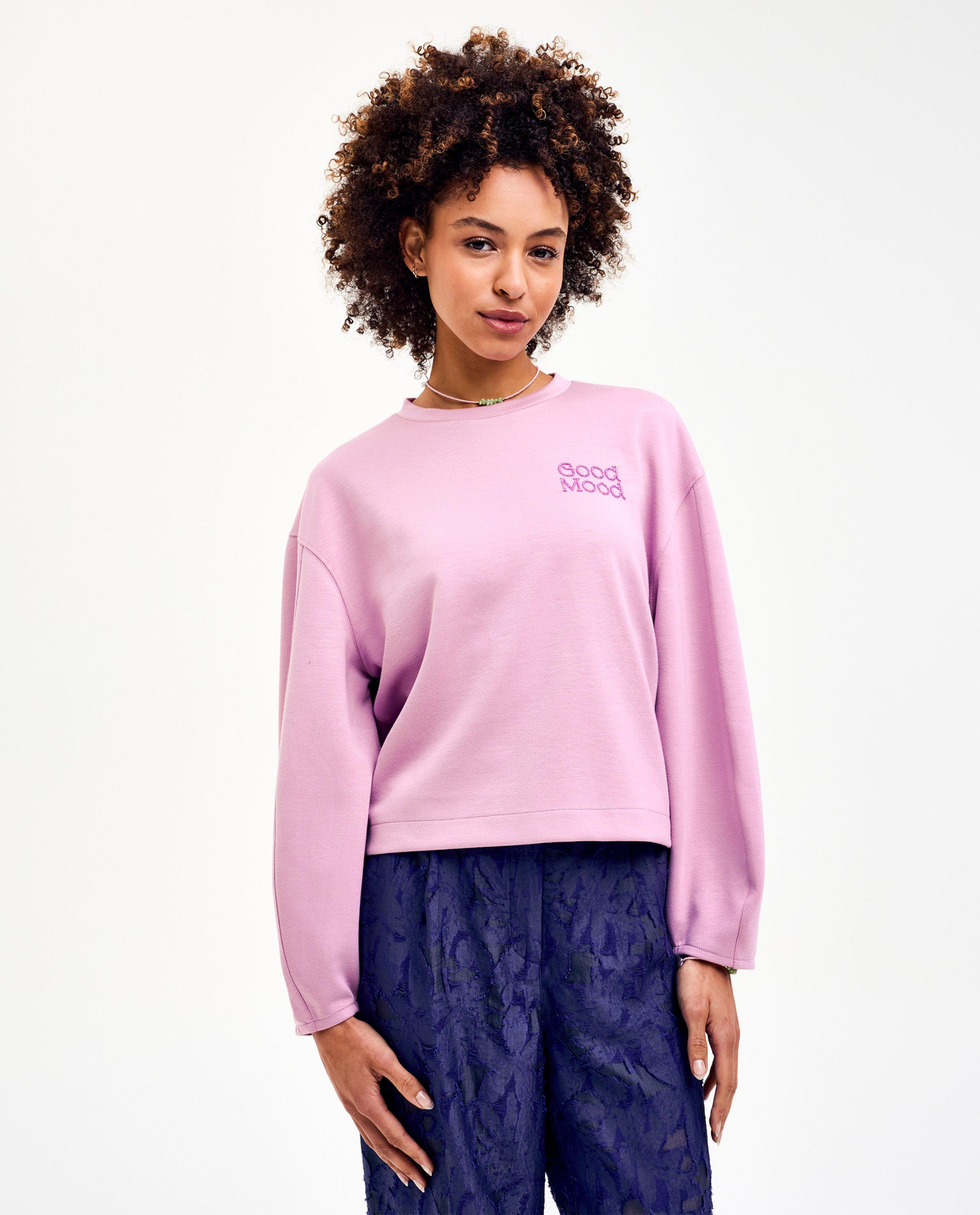 Sweater met opschrift - null - CKS Dames