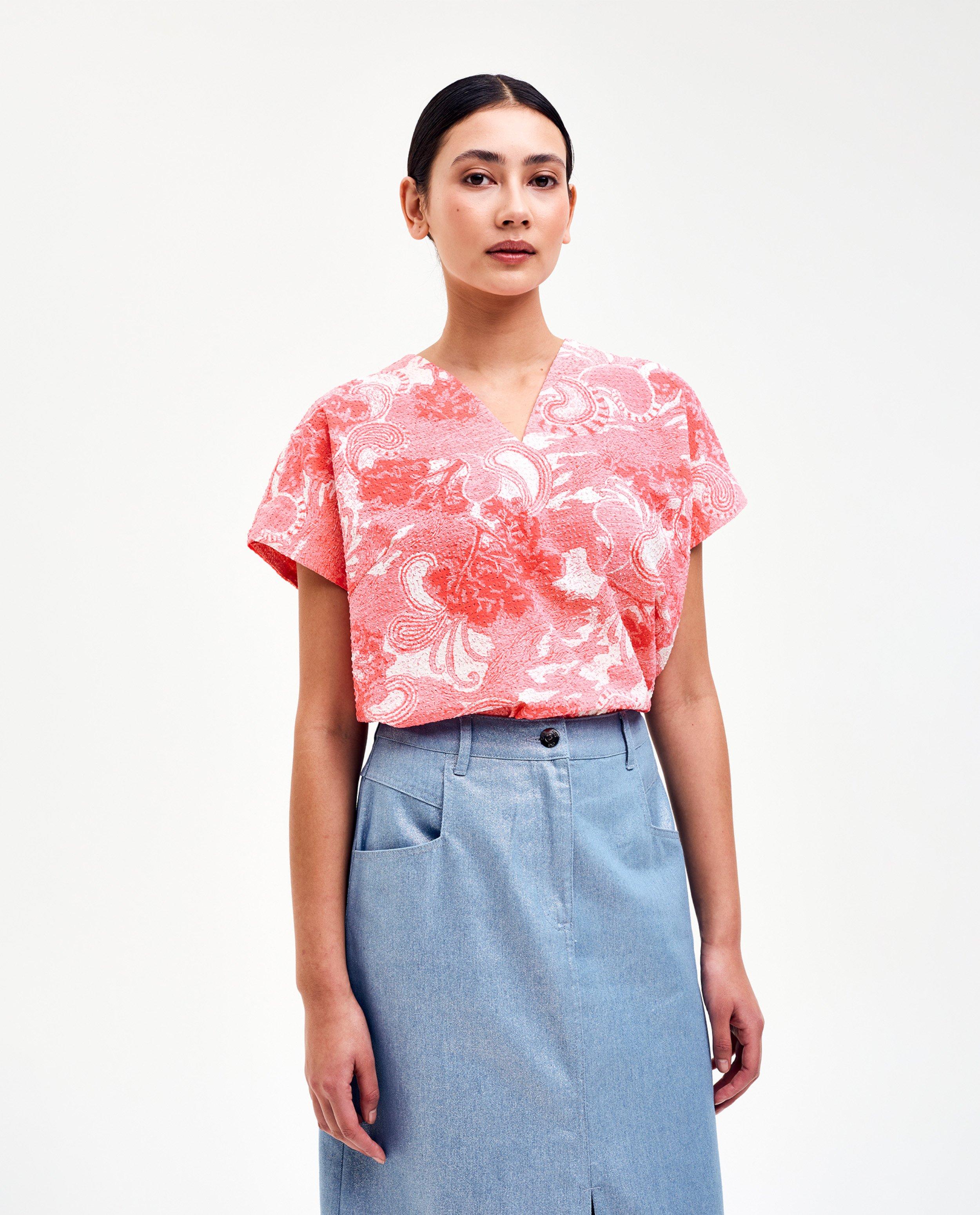Blouse met structuur