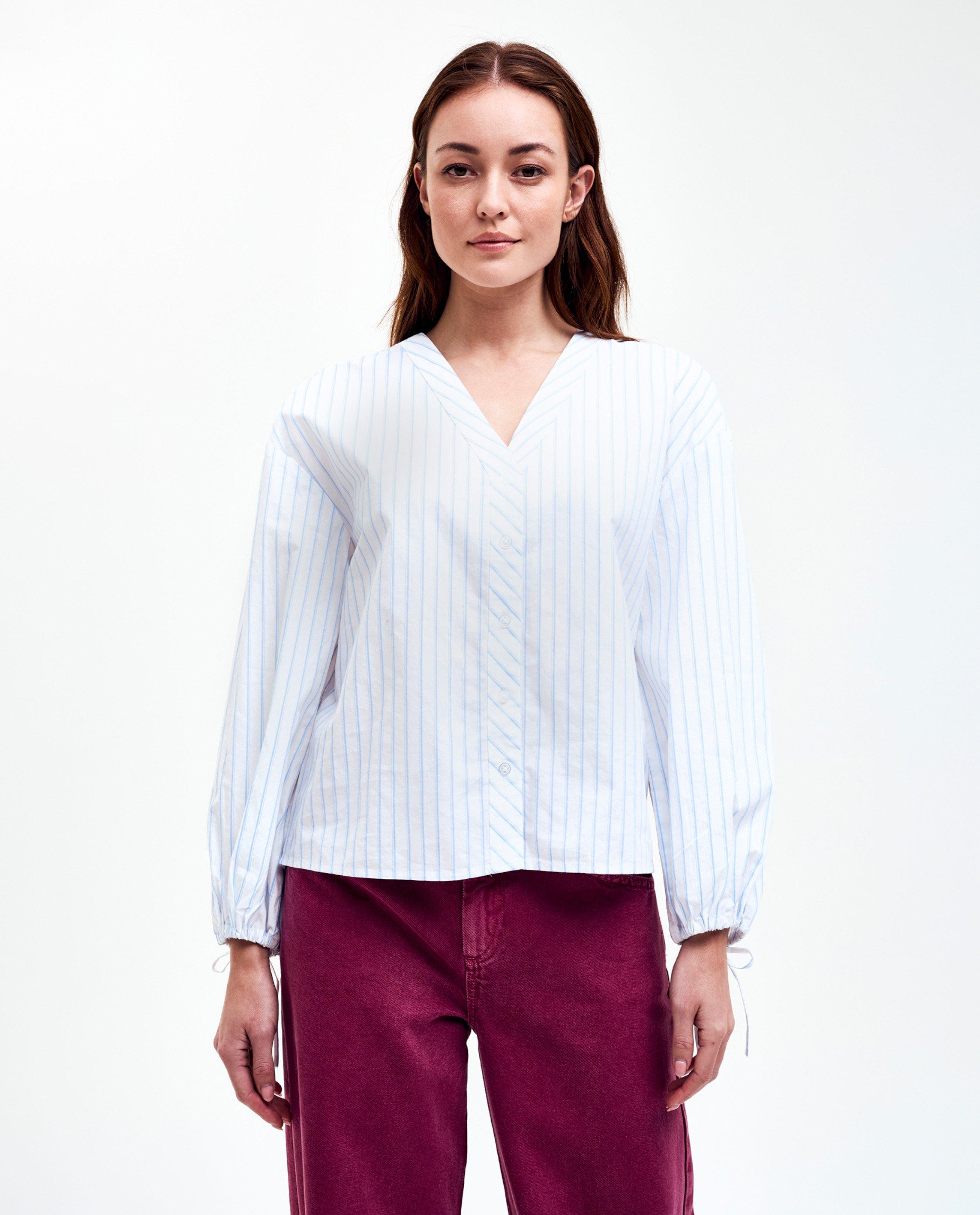 Blouse met strepen - null - CKS Dames