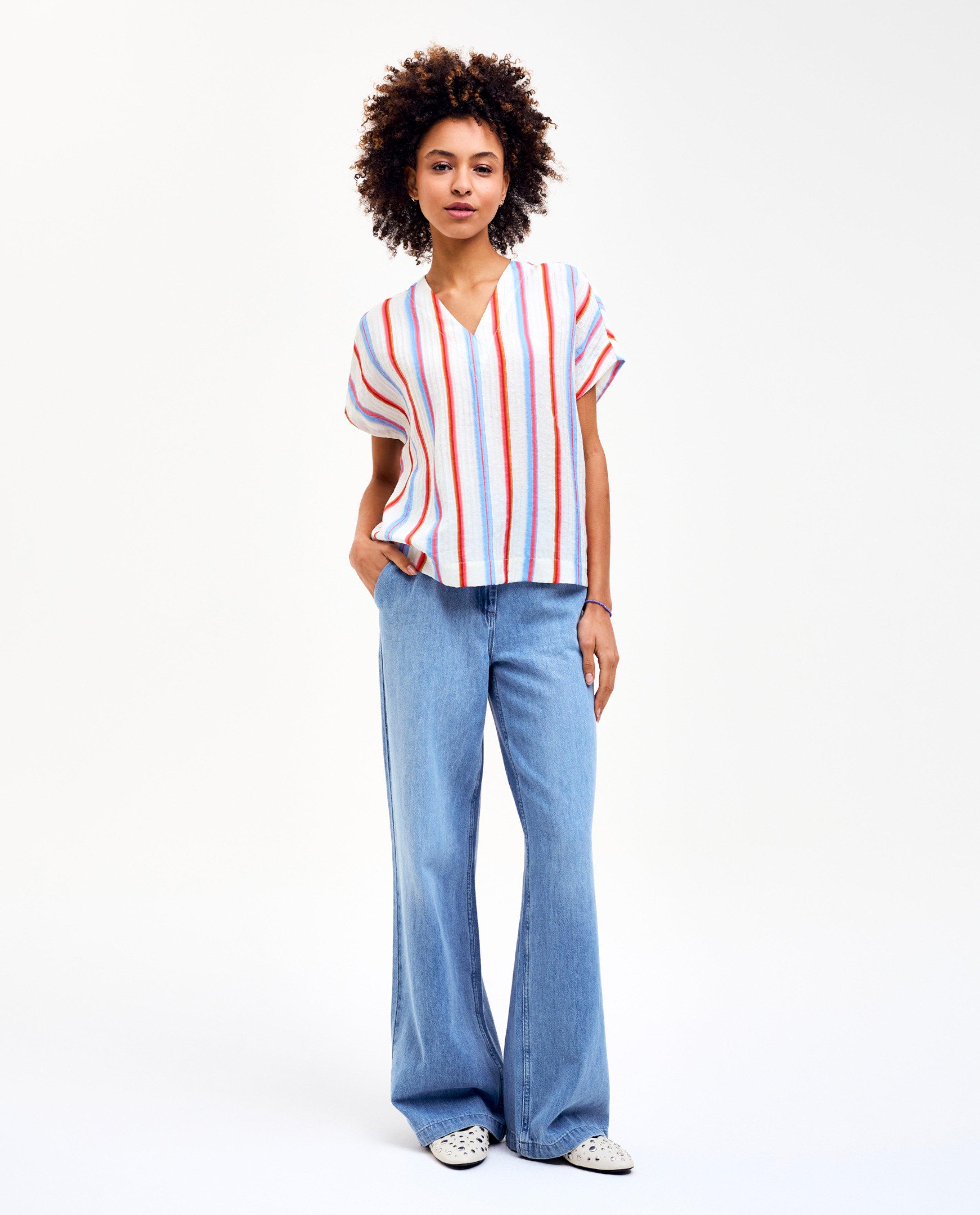 Blouse met strepen - Product Detail - blauw - afbeelding nummer 2