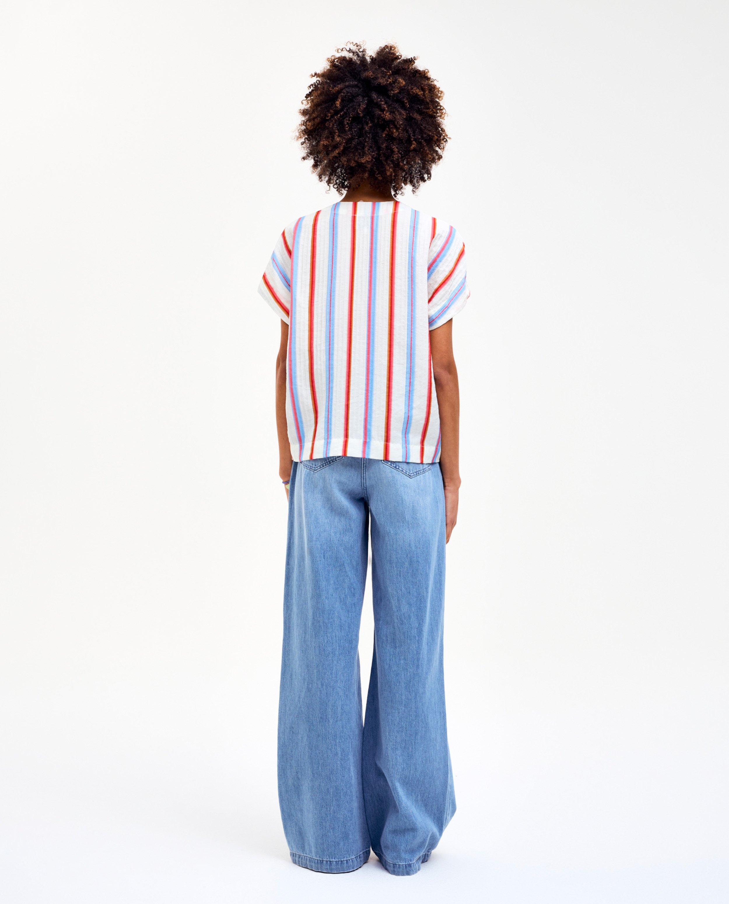 Blouse met strepen - Product Detail - blauw - afbeelding nummer 3