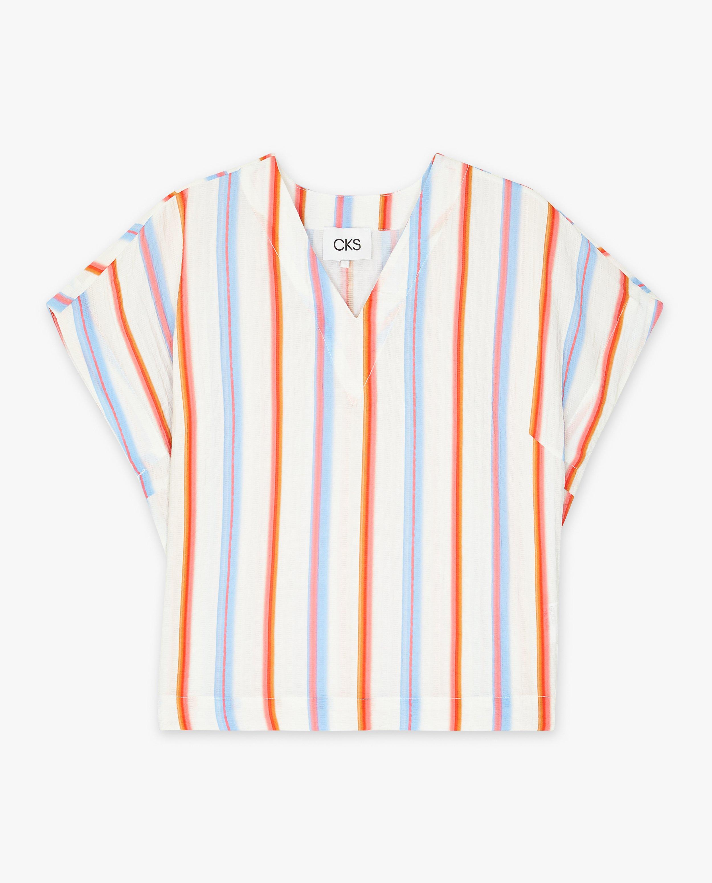 Blouse met strepen - Product Detail - blauw - afbeelding nummer 4