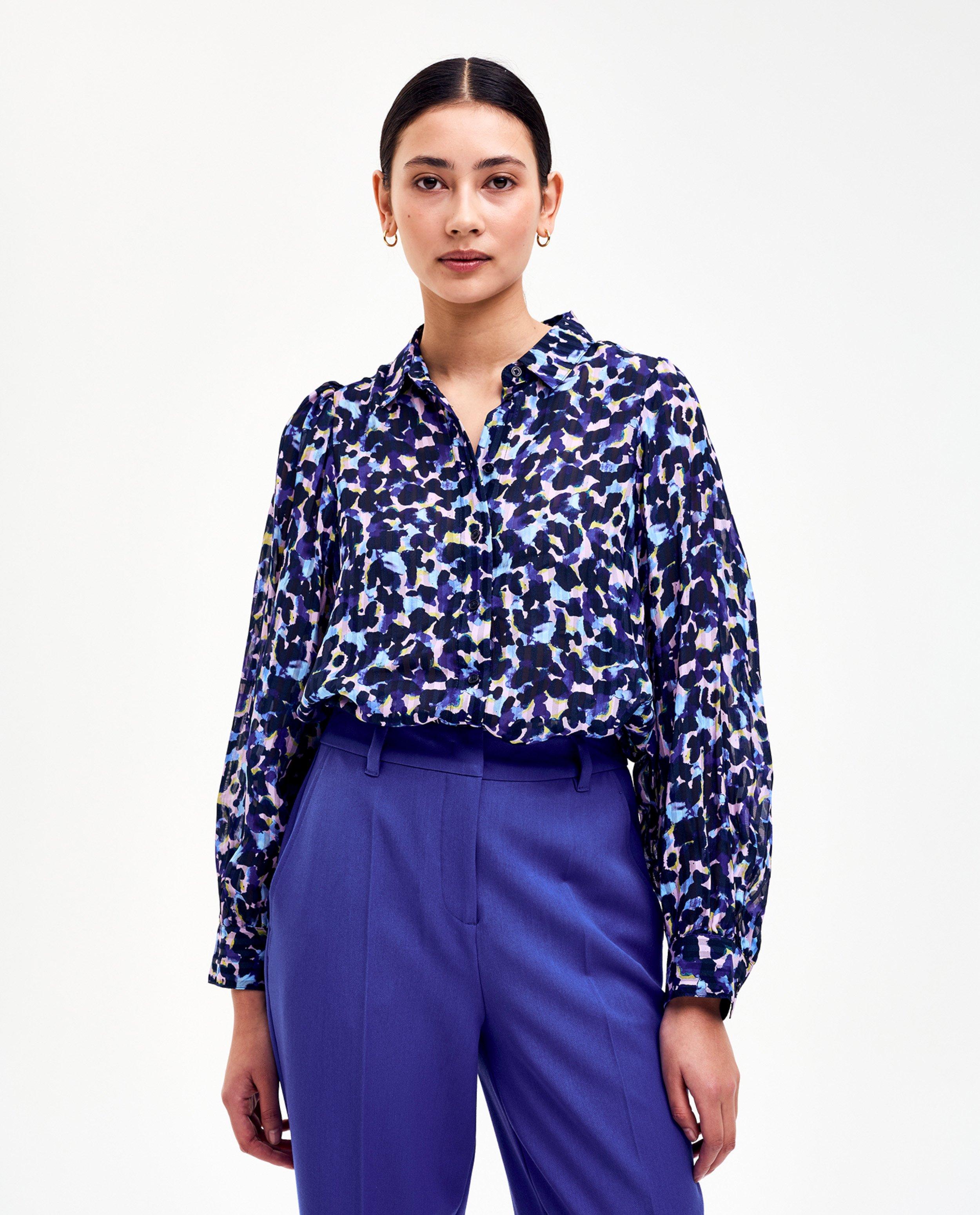 Blouse met luipaardprint - null - CKS Dames
