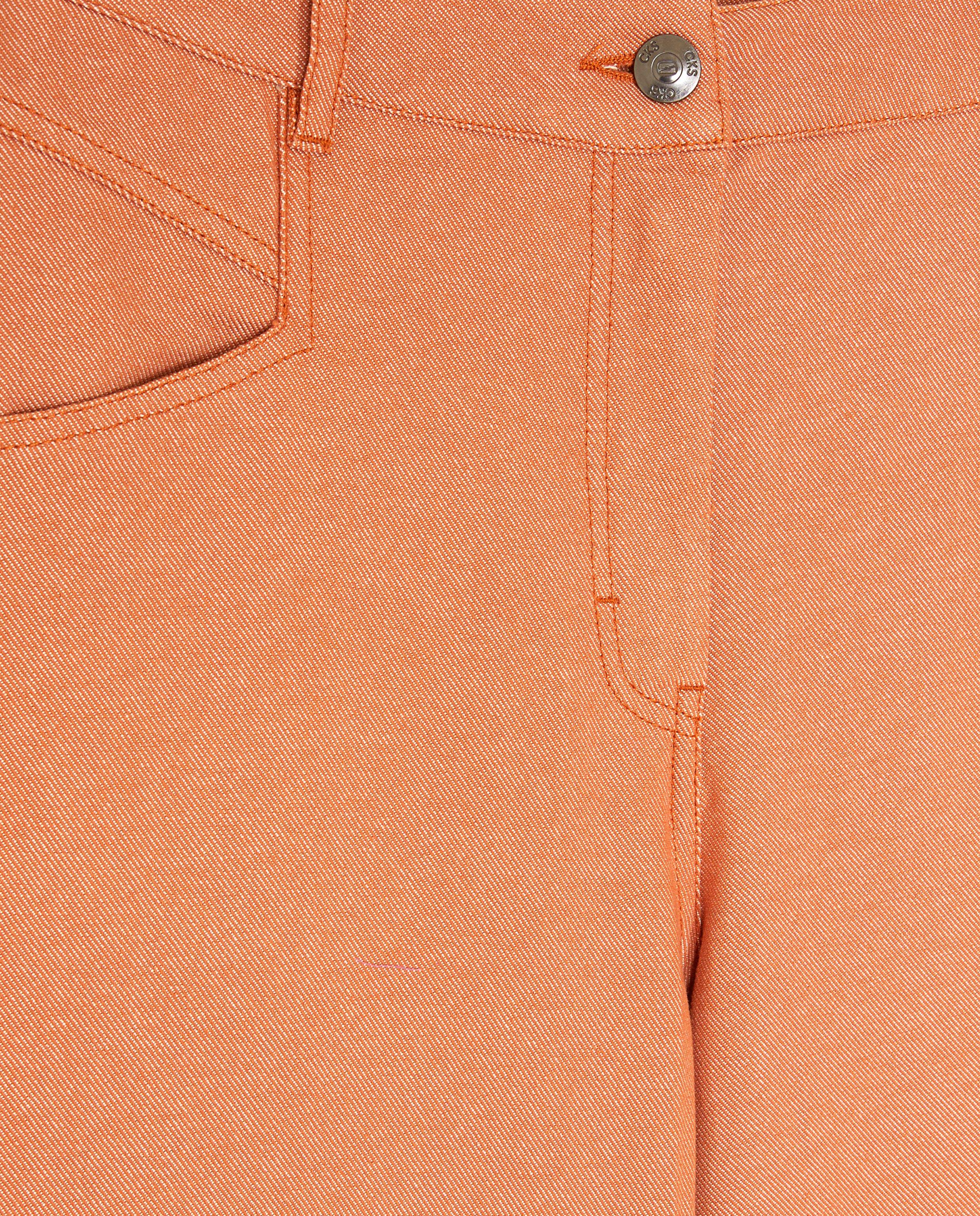 Jeans orange - D&eacute;tails du produit - brun - image num&eacute;ro 6