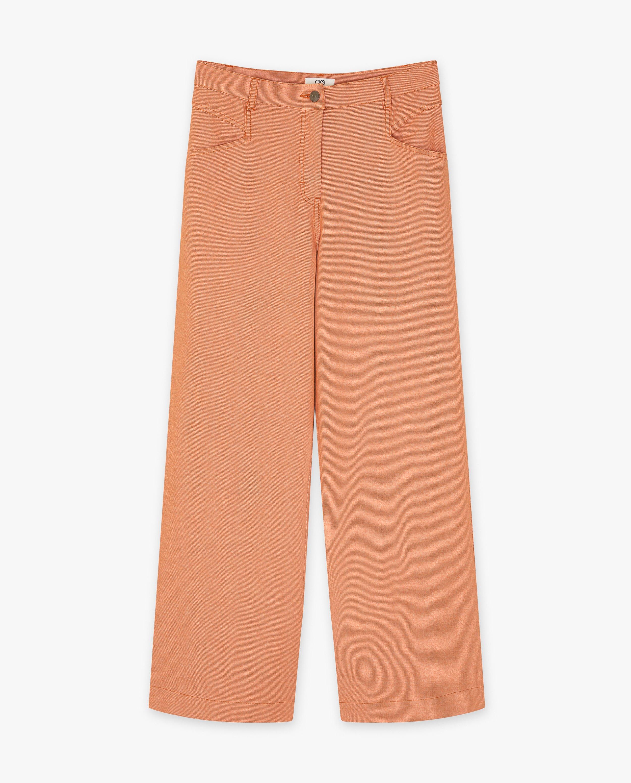 Jeans orange - D&eacute;tails du produit - brun - image num&eacute;ro 4