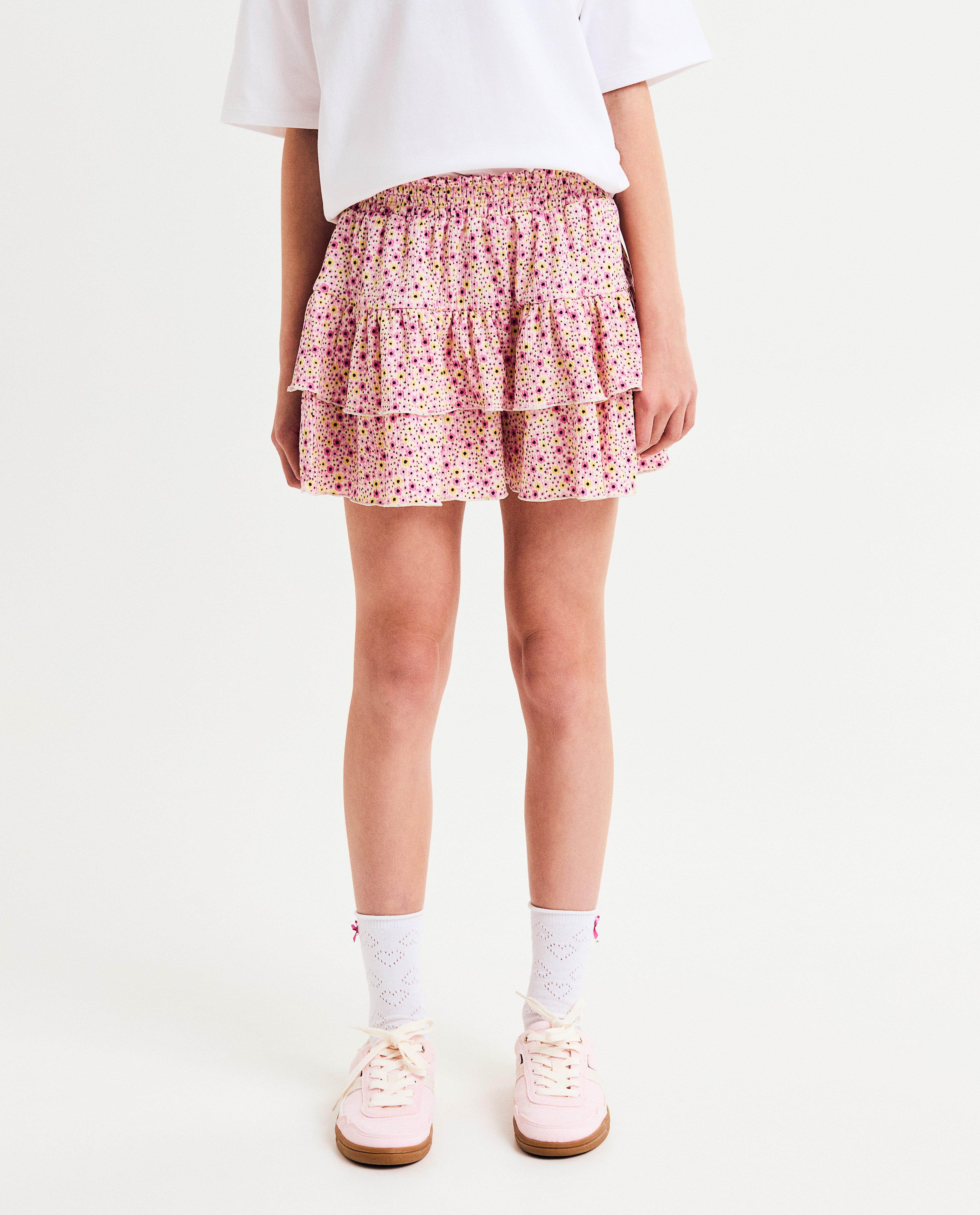 Shorts - Jupe à imprimé floral, 9-16 ans