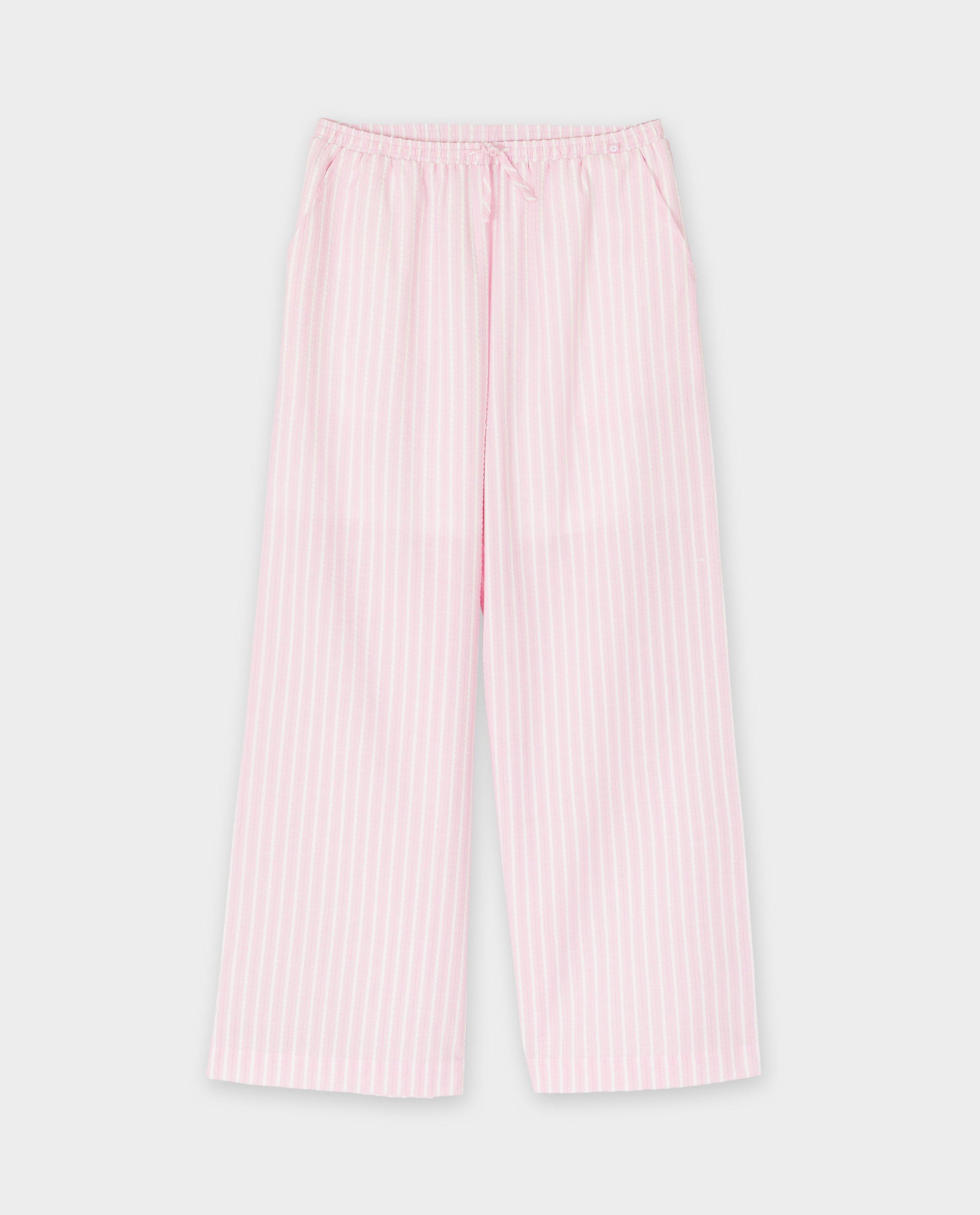 Broeken - Broek met structuur, straight fit, 9-16 jaar