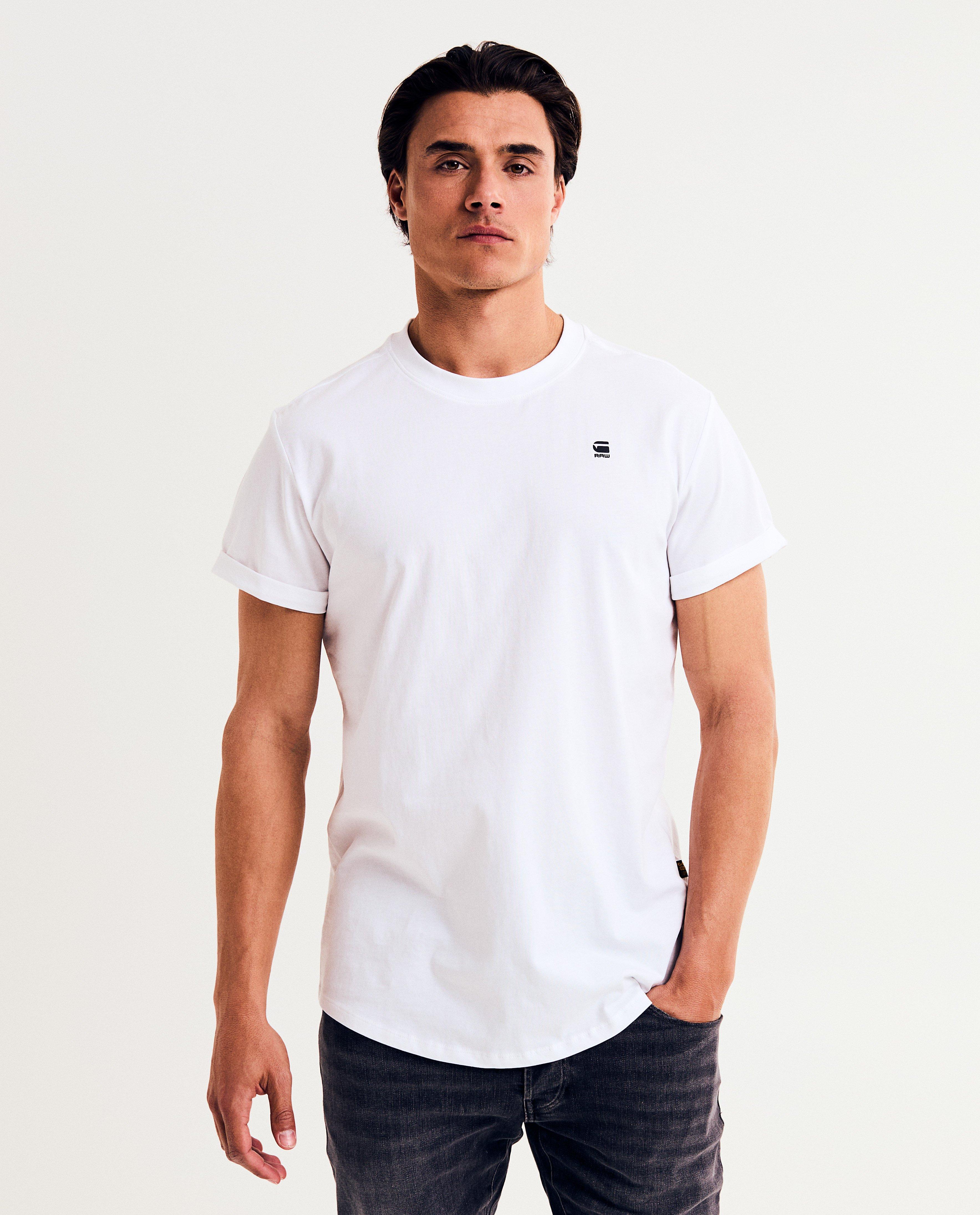 T-shirt met logo in reliëf - null - G-star