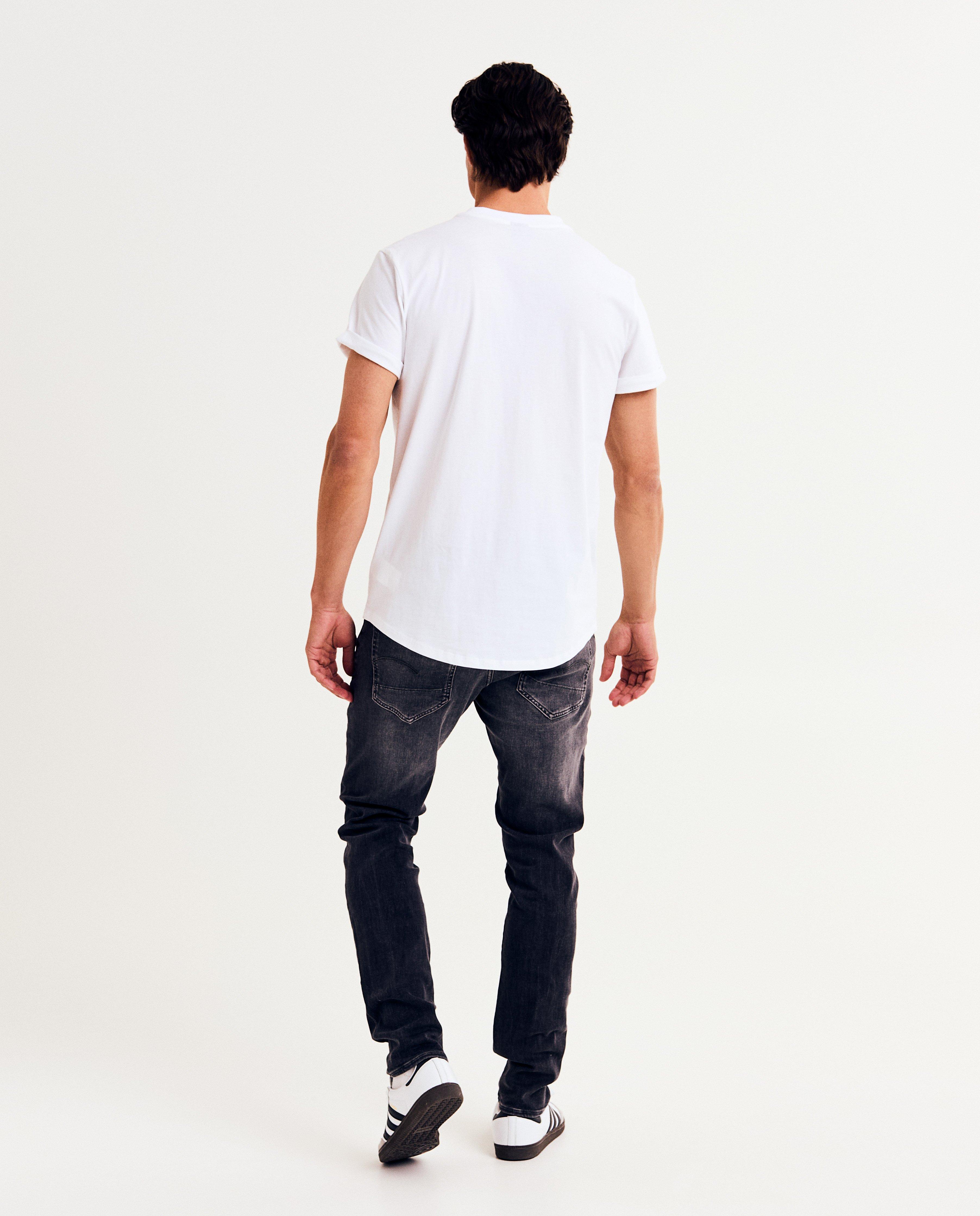 T-shirts - T-shirt met logo in reliëf