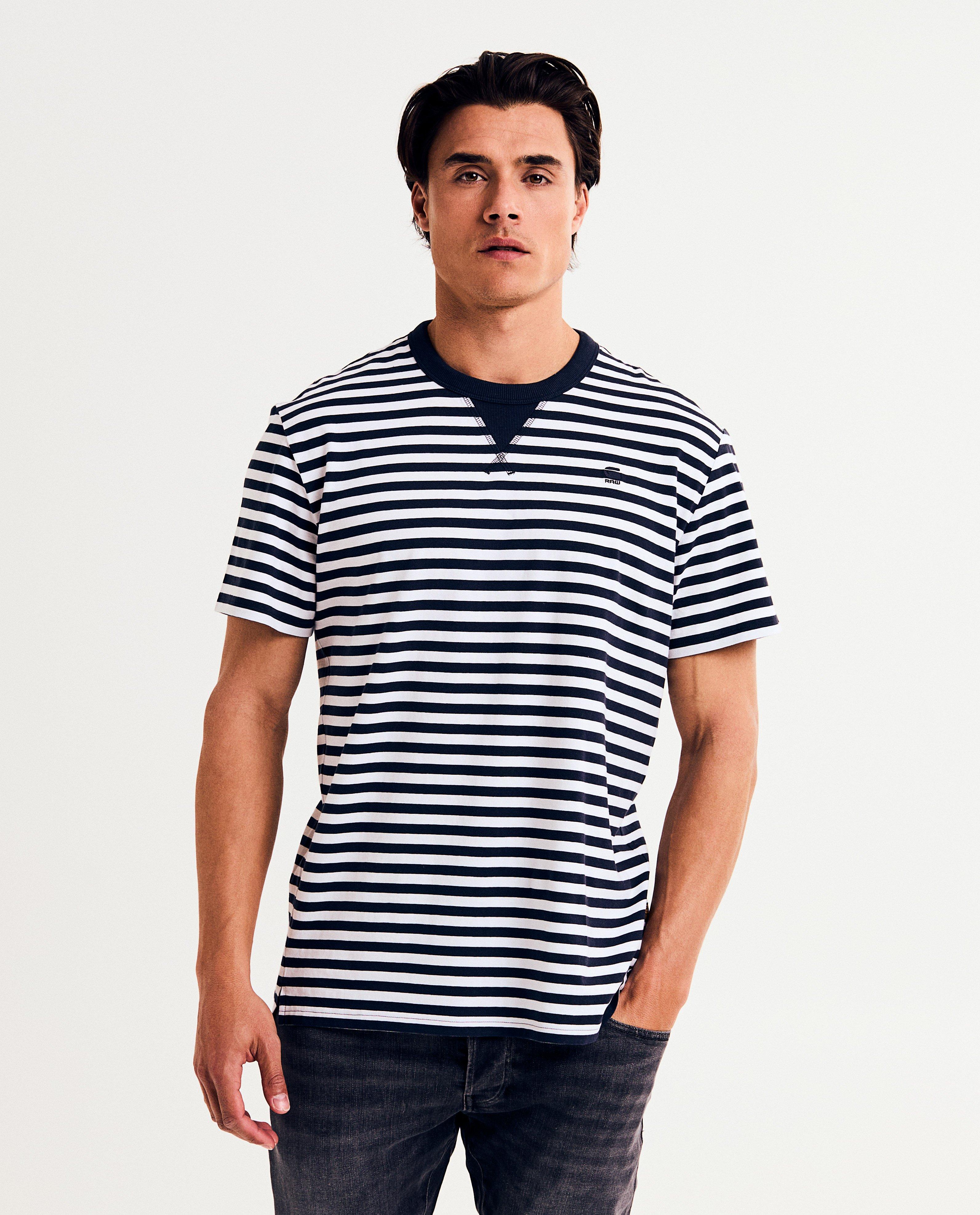 T-shirt met strepen - null - G-star