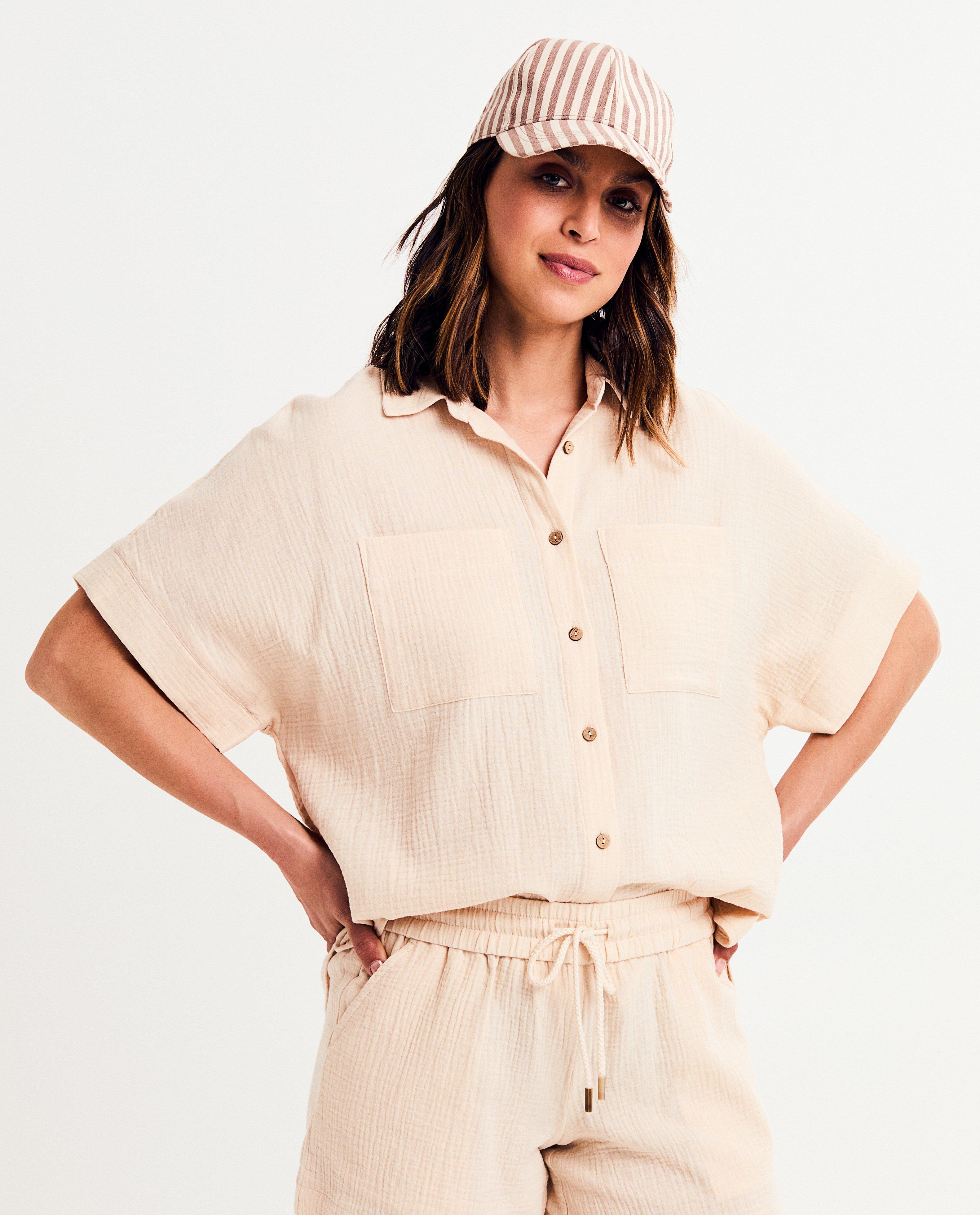 Hemden - Beige hemd