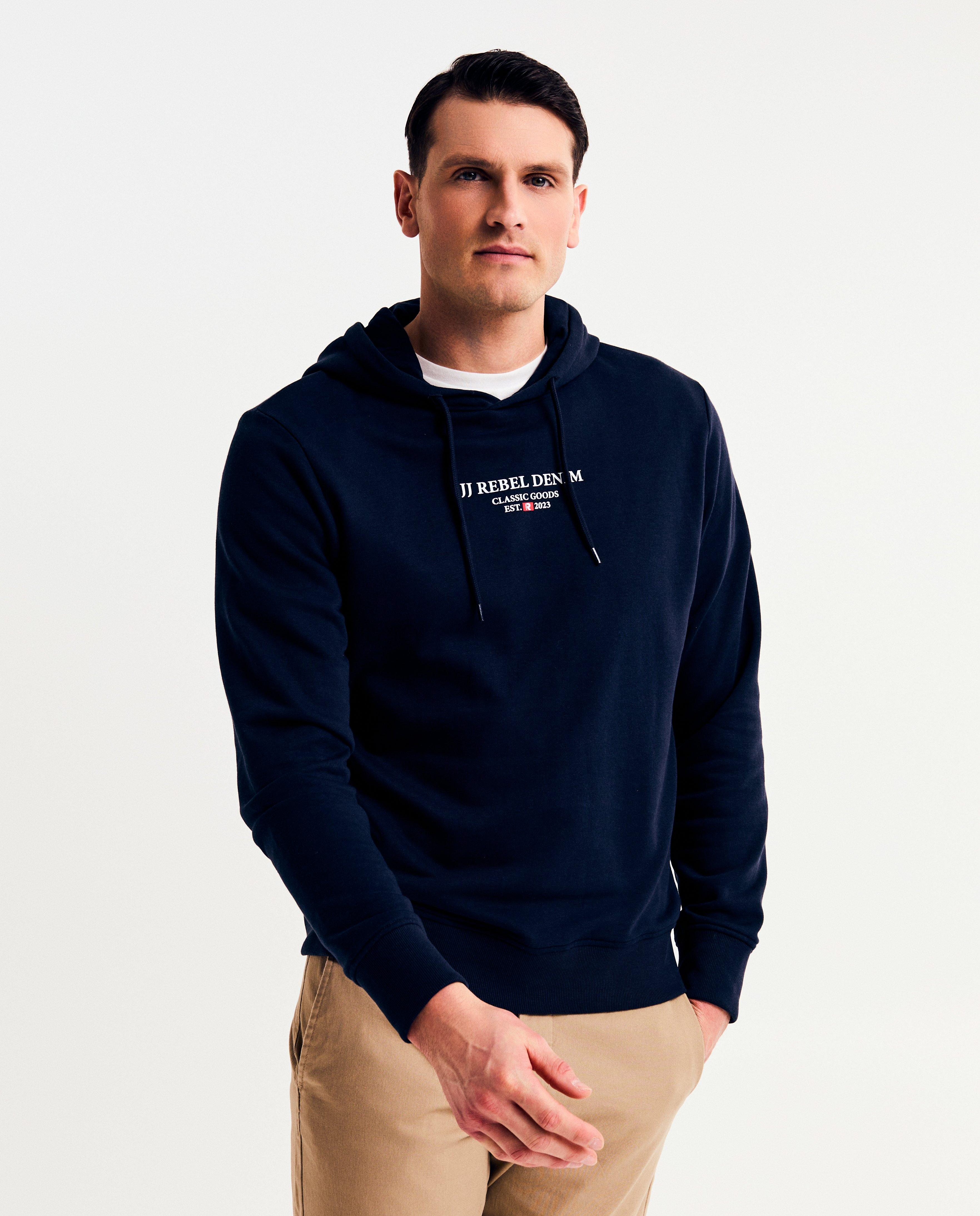 Hoodie met opschrift - null - JJ Rebel