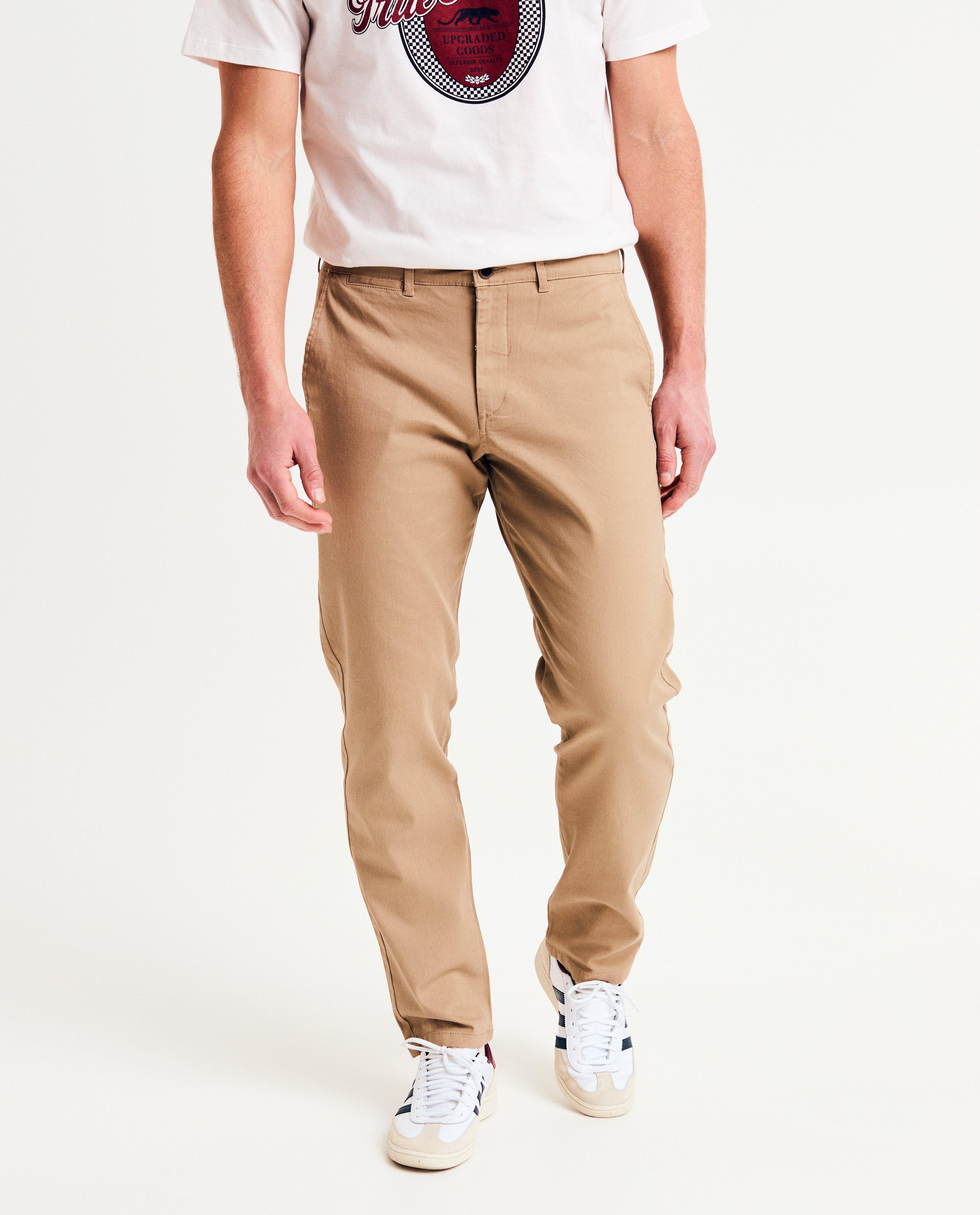 Broeken - Bruine broek, relaxed fit