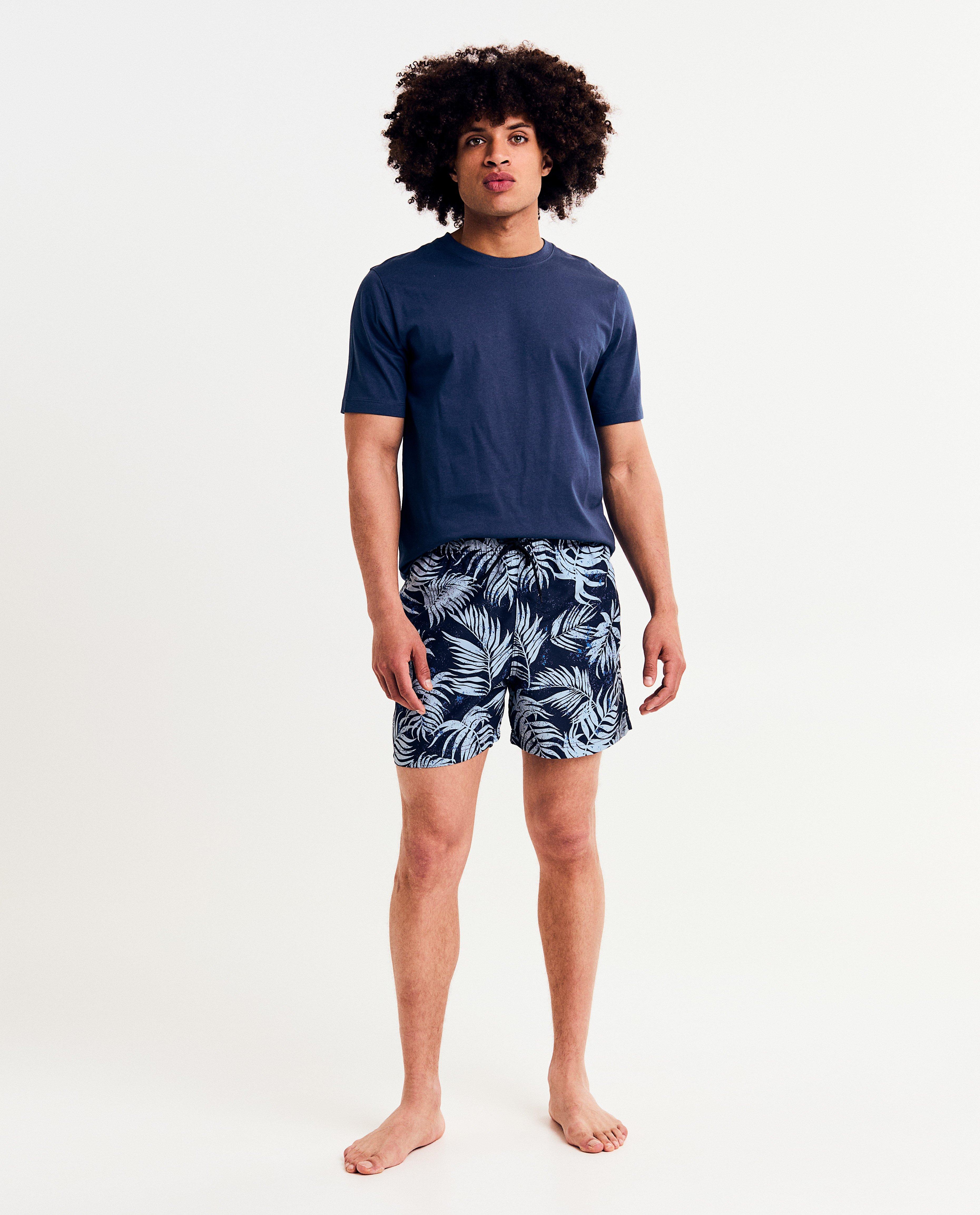 Zwemshort met tropische print - null - JJ Rebel