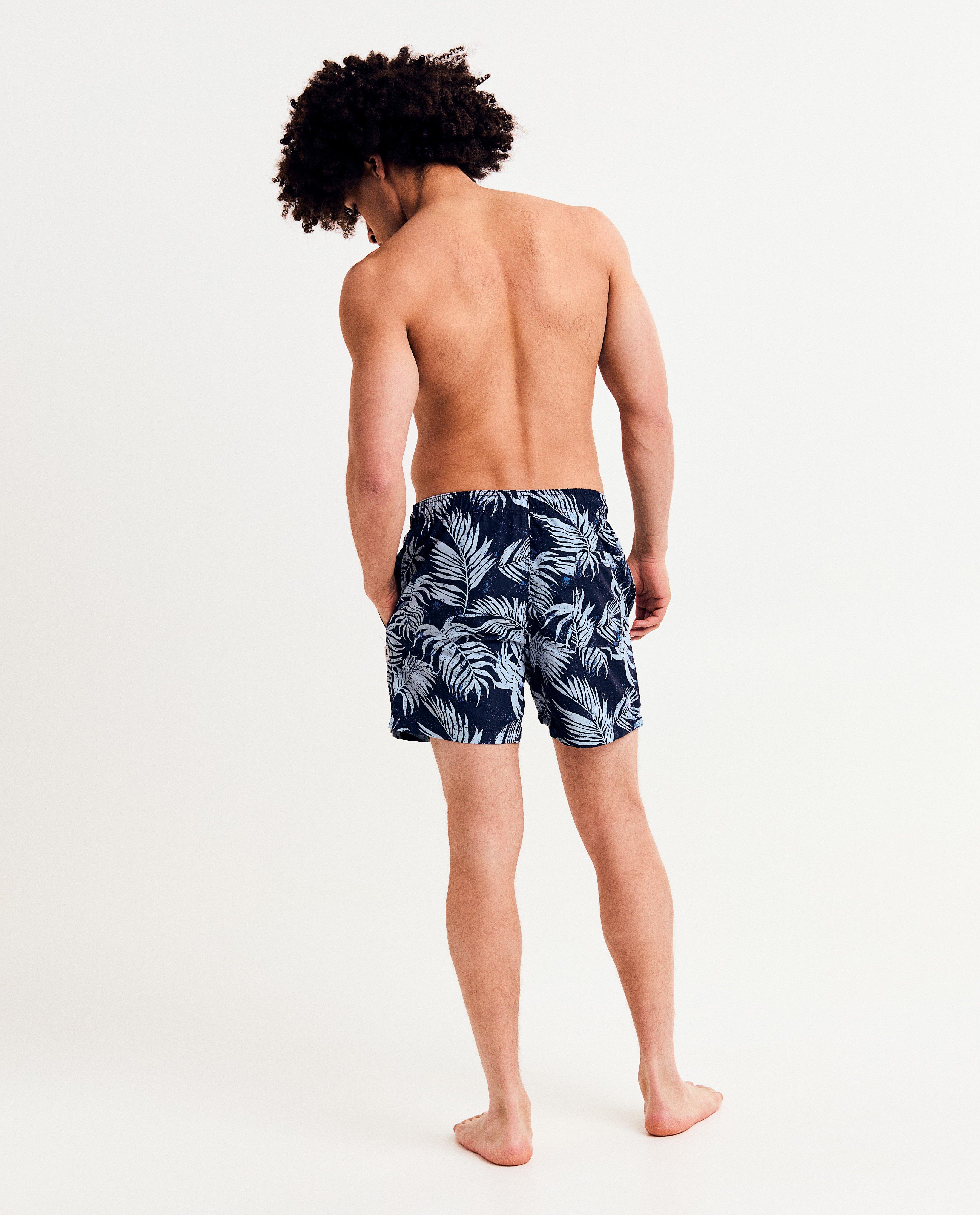 Zwemkleding - Zwemshort met tropische print
