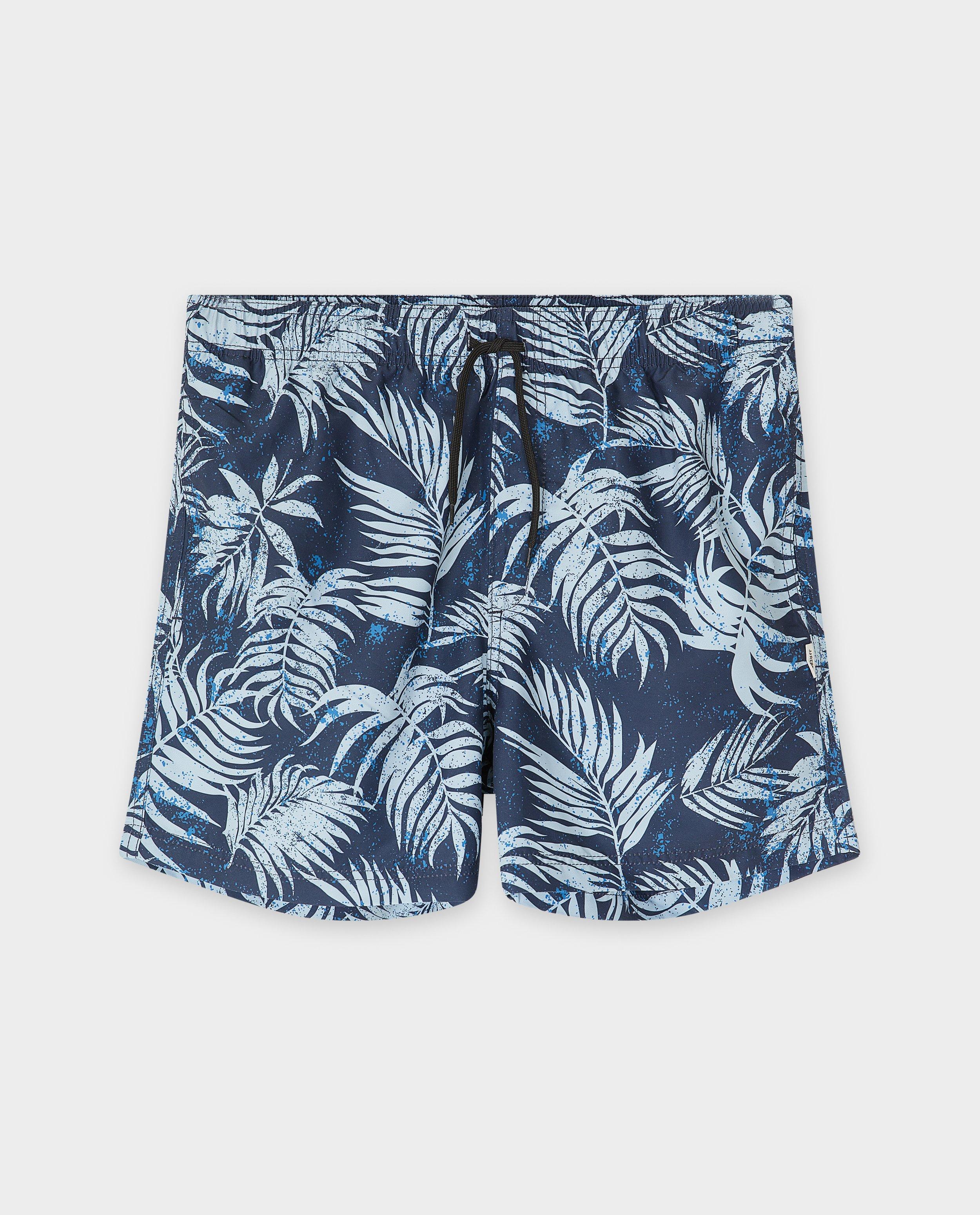 Zwemkleding - Zwemshort met tropische print