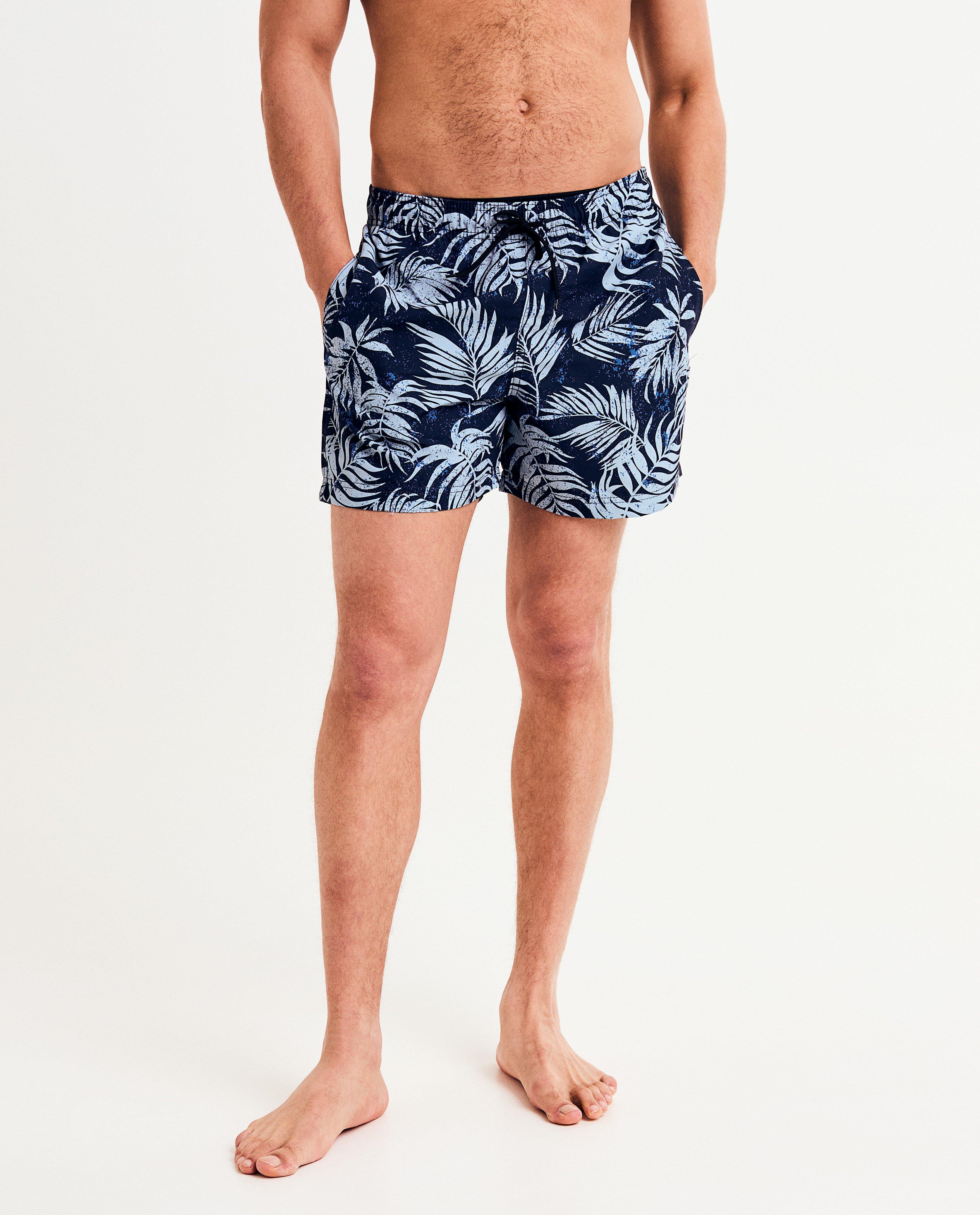 Zwemkleding - Zwemshort met tropische print