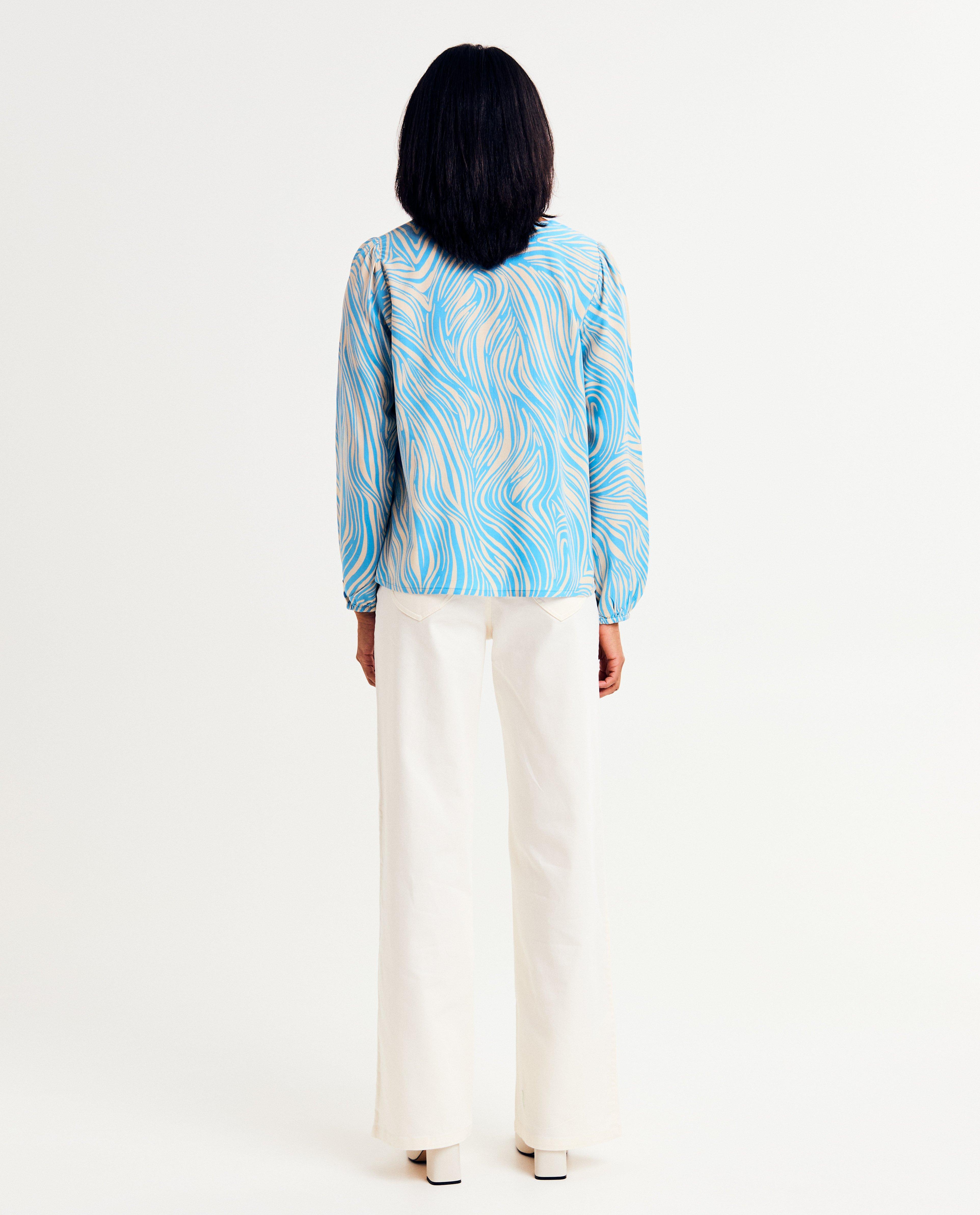 Hemden - Blouse met zebraprint