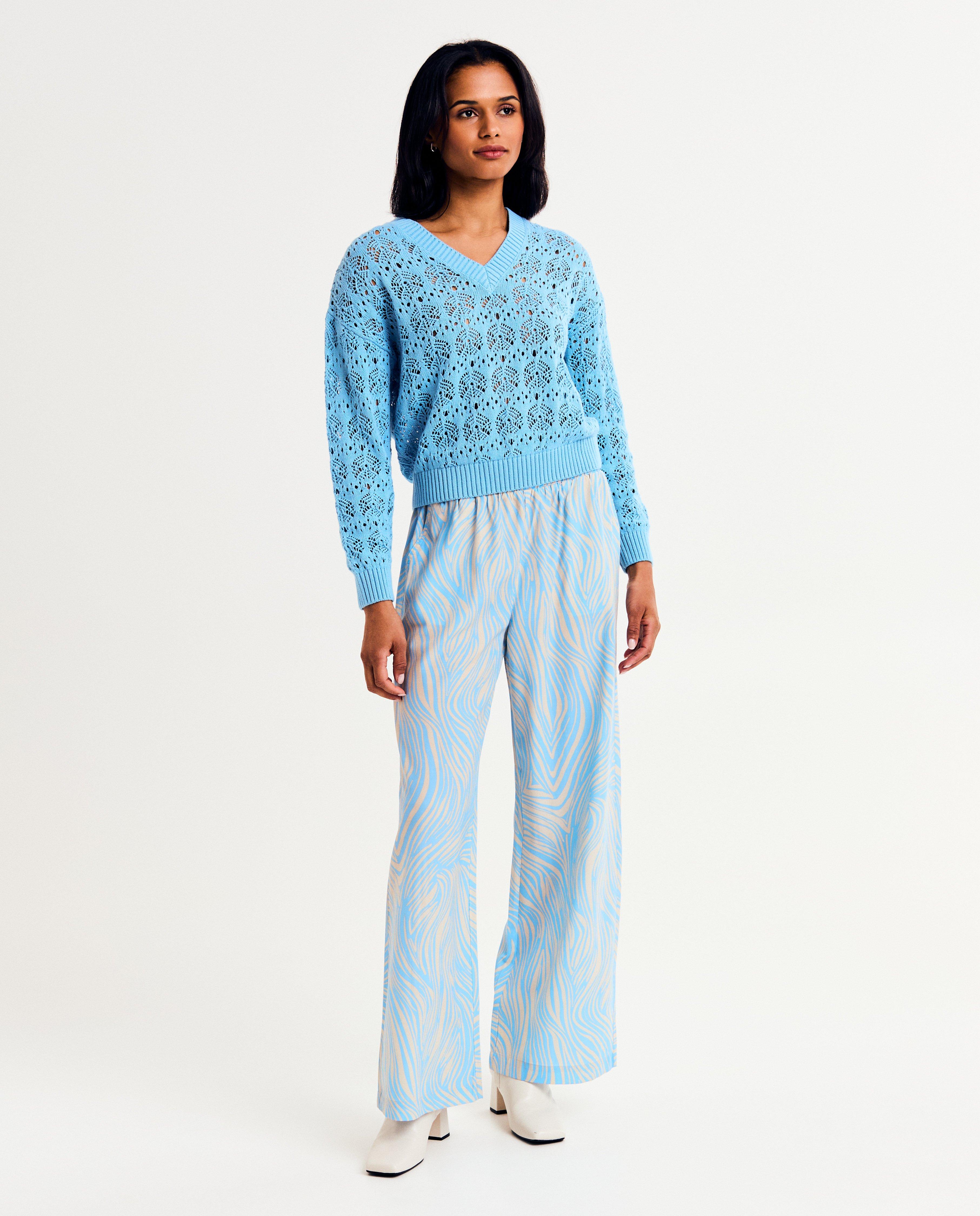 Broek met zebraprint - null - Saint Tropez