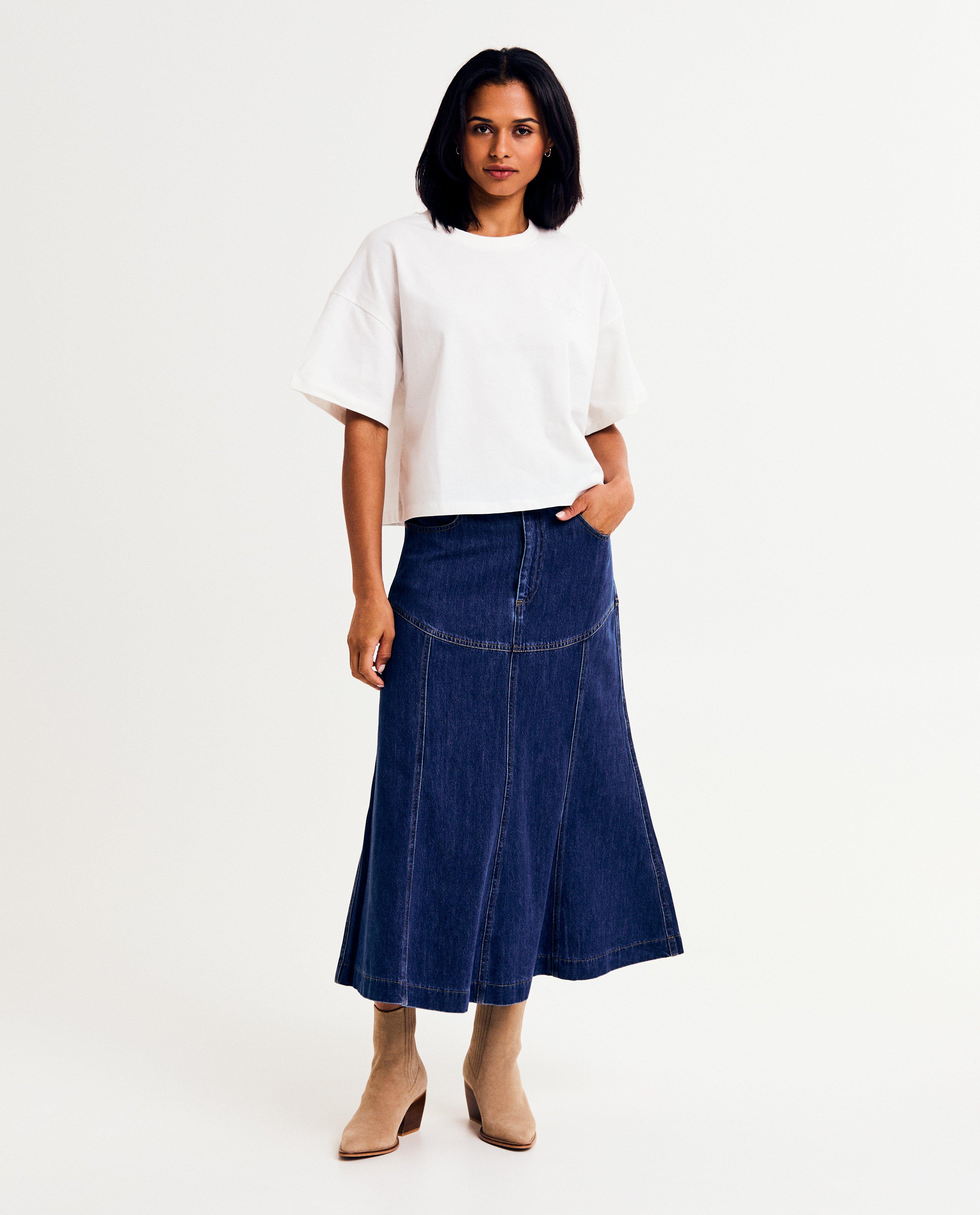 Blauwe jeansrok - null - Saint Tropez