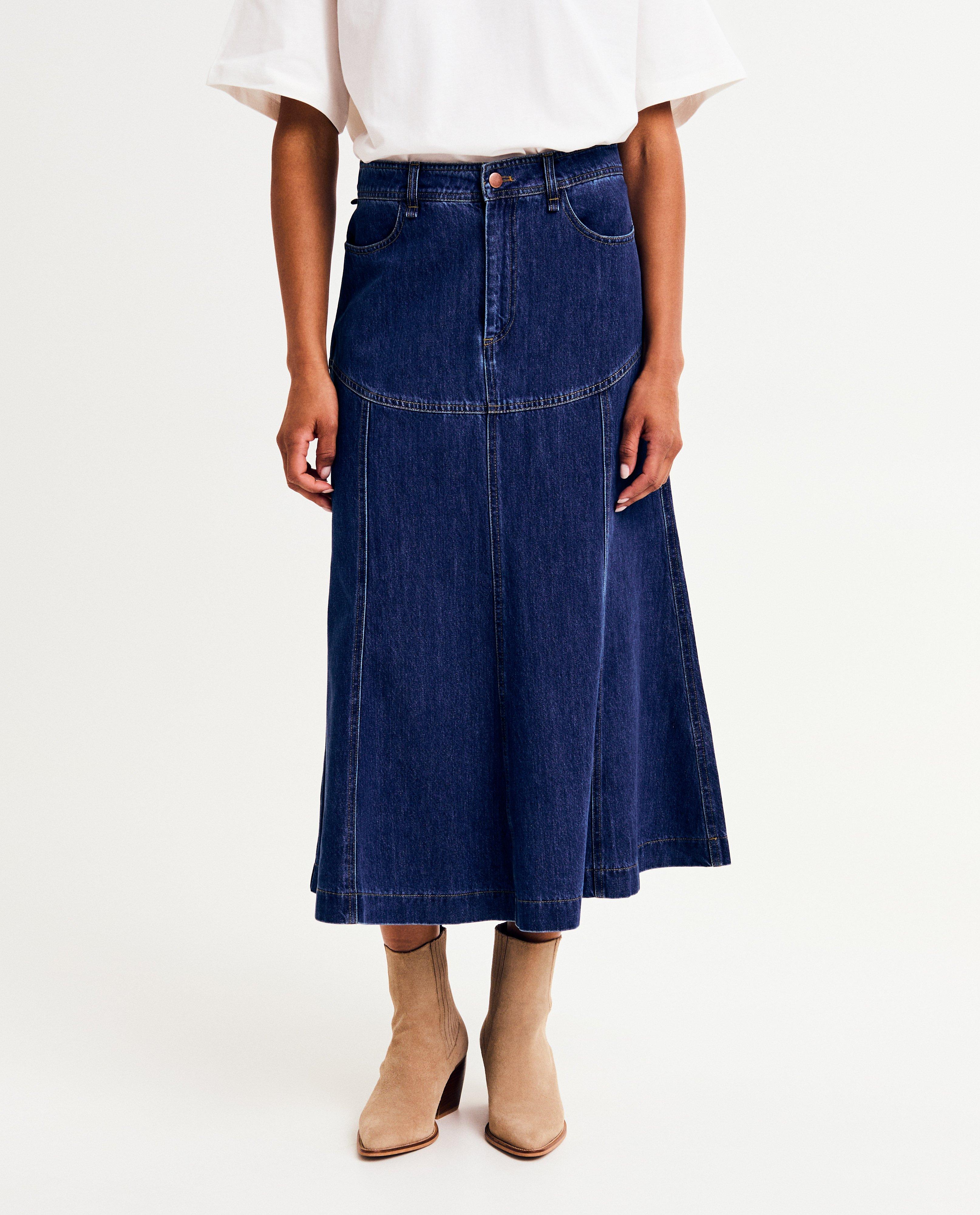 Rokken - Blauwe jeansrok