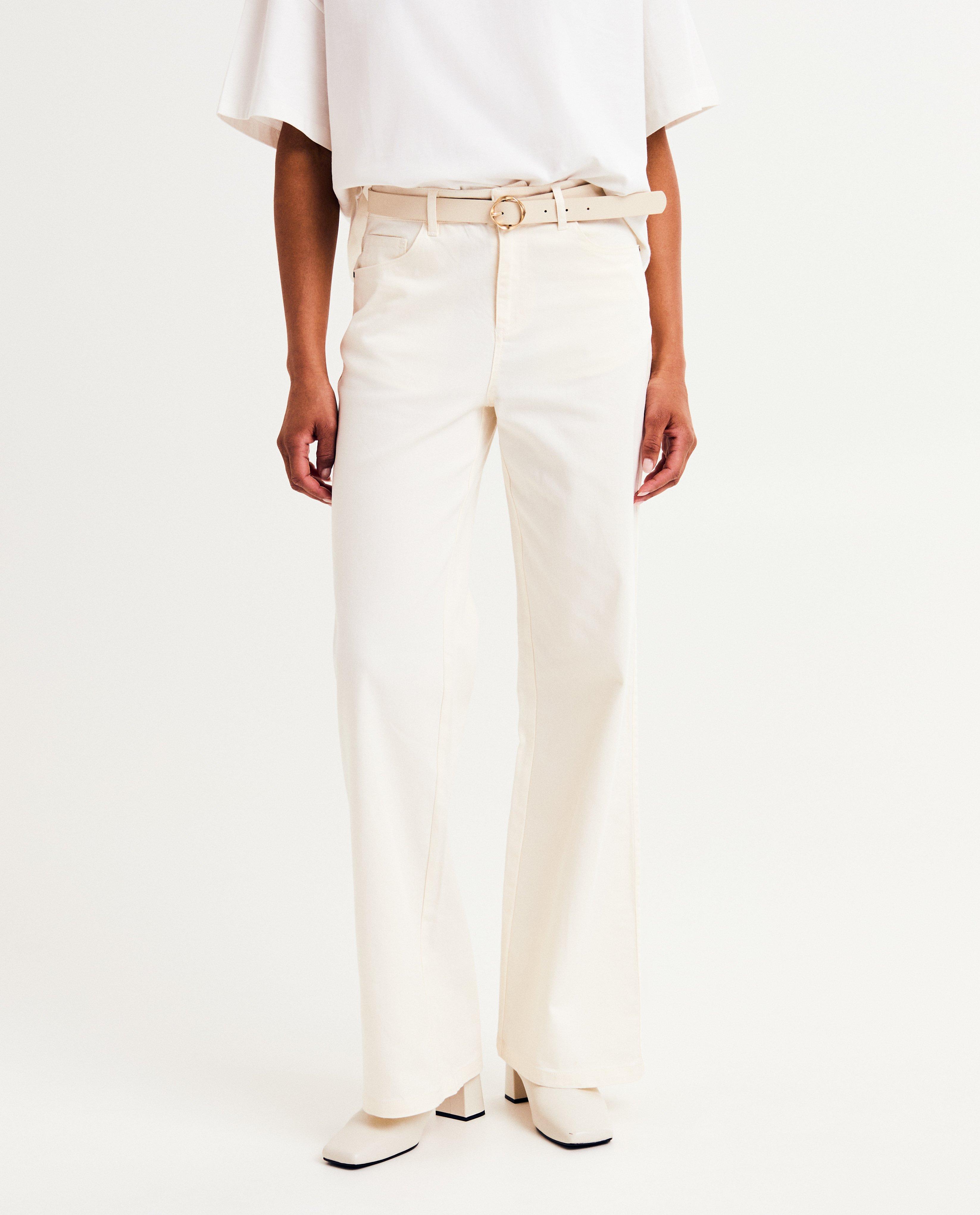 Pantalon blanc - D&eacute;tails du produit - blanc - image num&eacute;ro 3