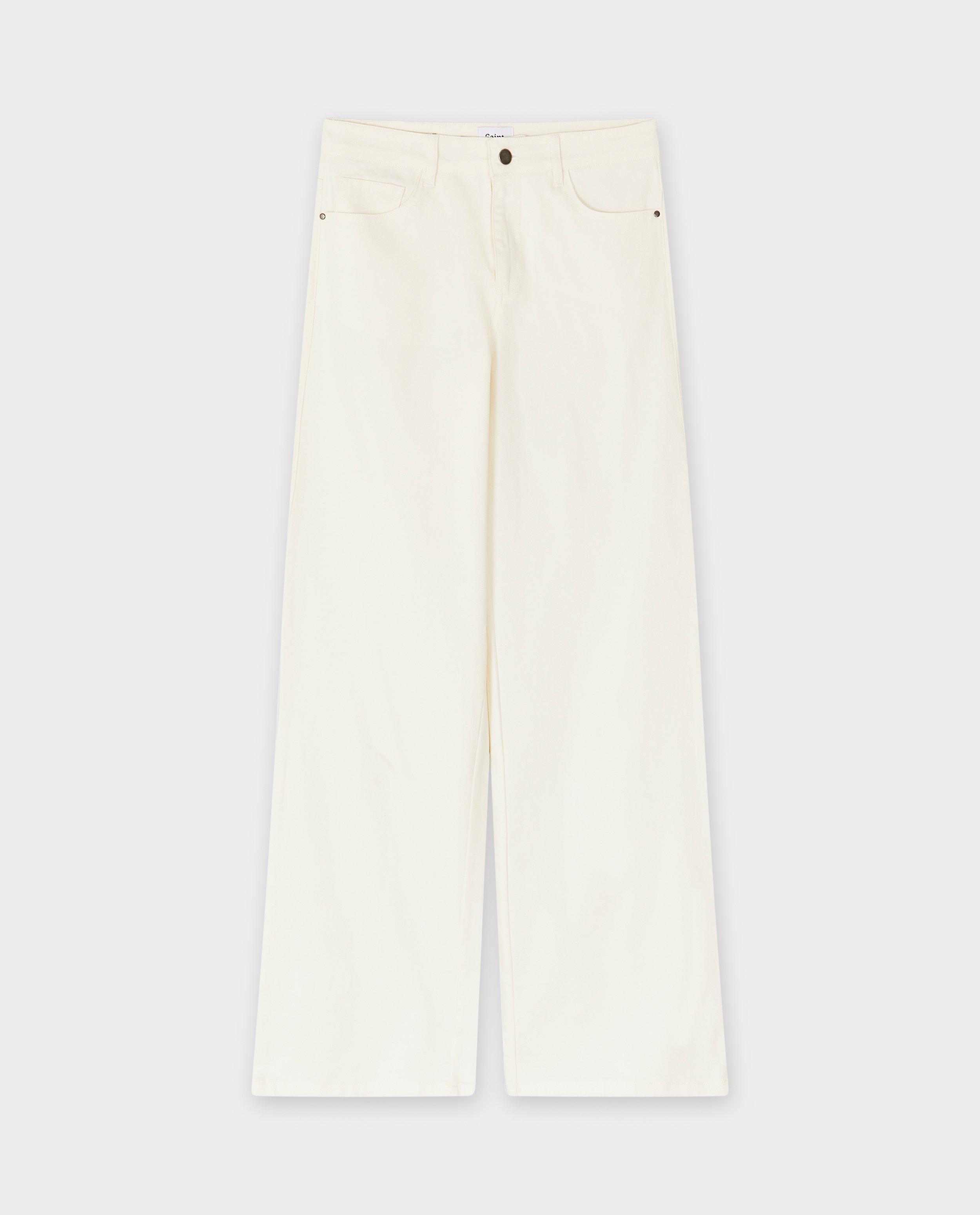 Pantalon blanc - D&eacute;tails du produit - blanc - image num&eacute;ro 4