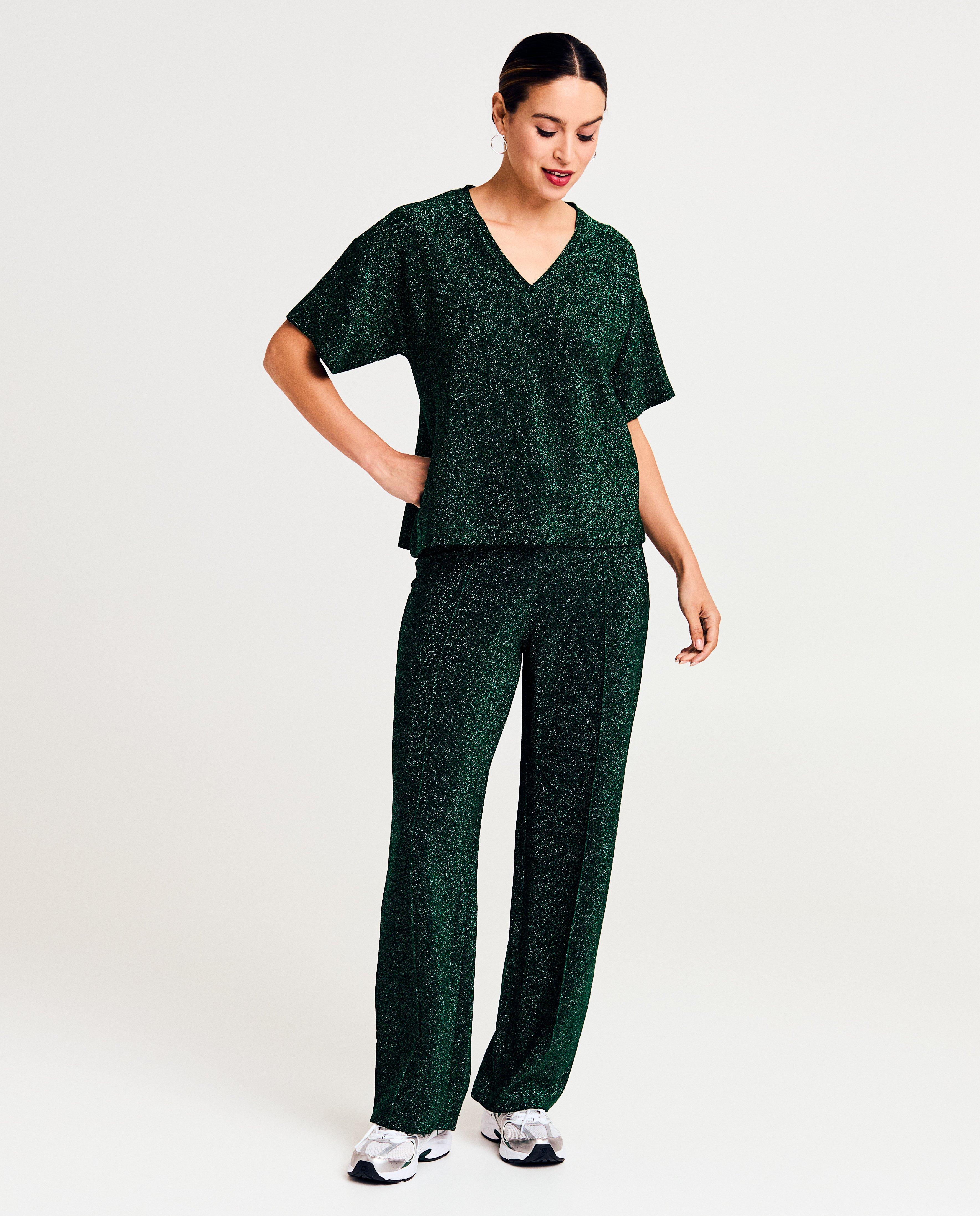 T-shirts - Top met glitter