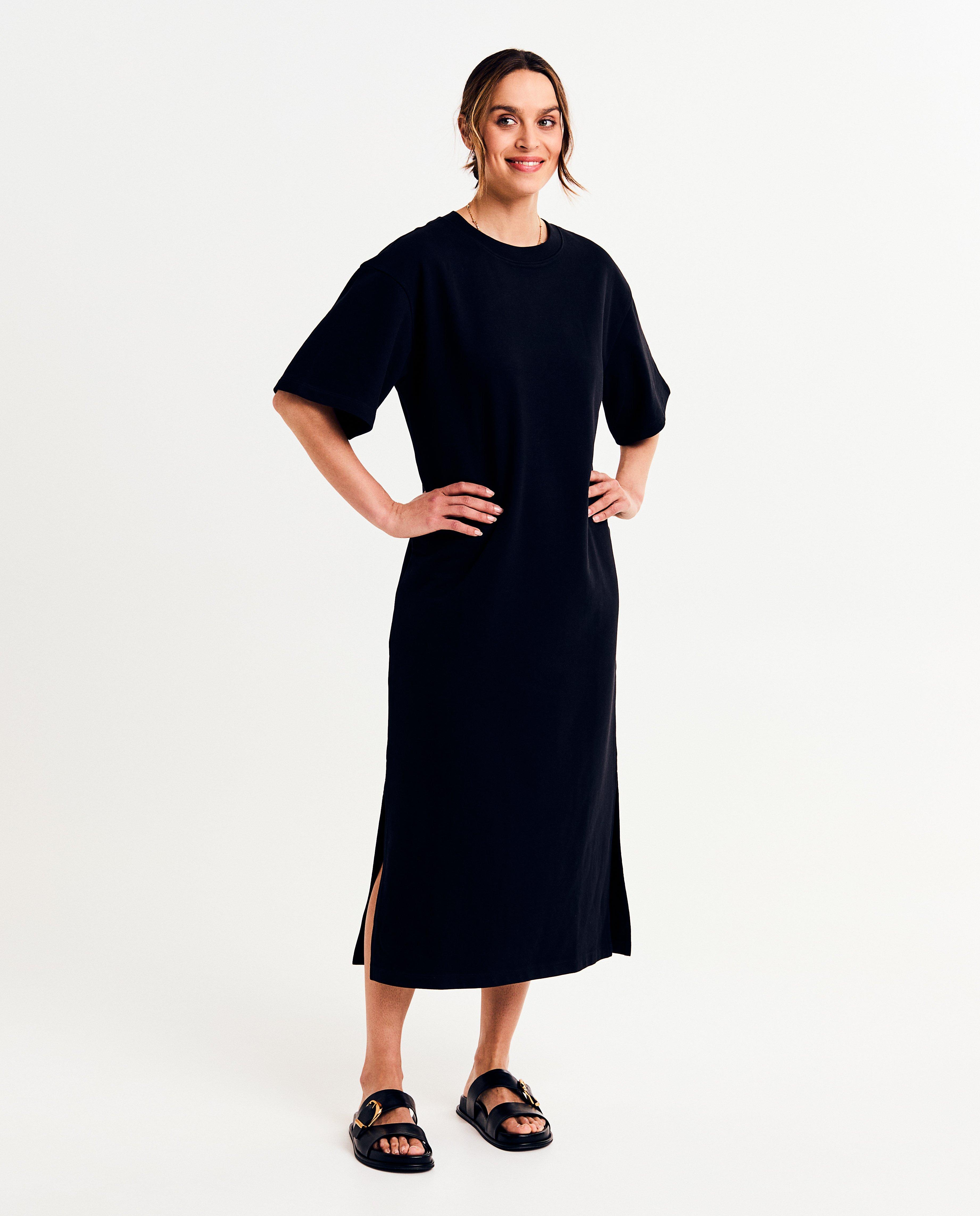 Kleedjes - Zwarte sweaterjurk