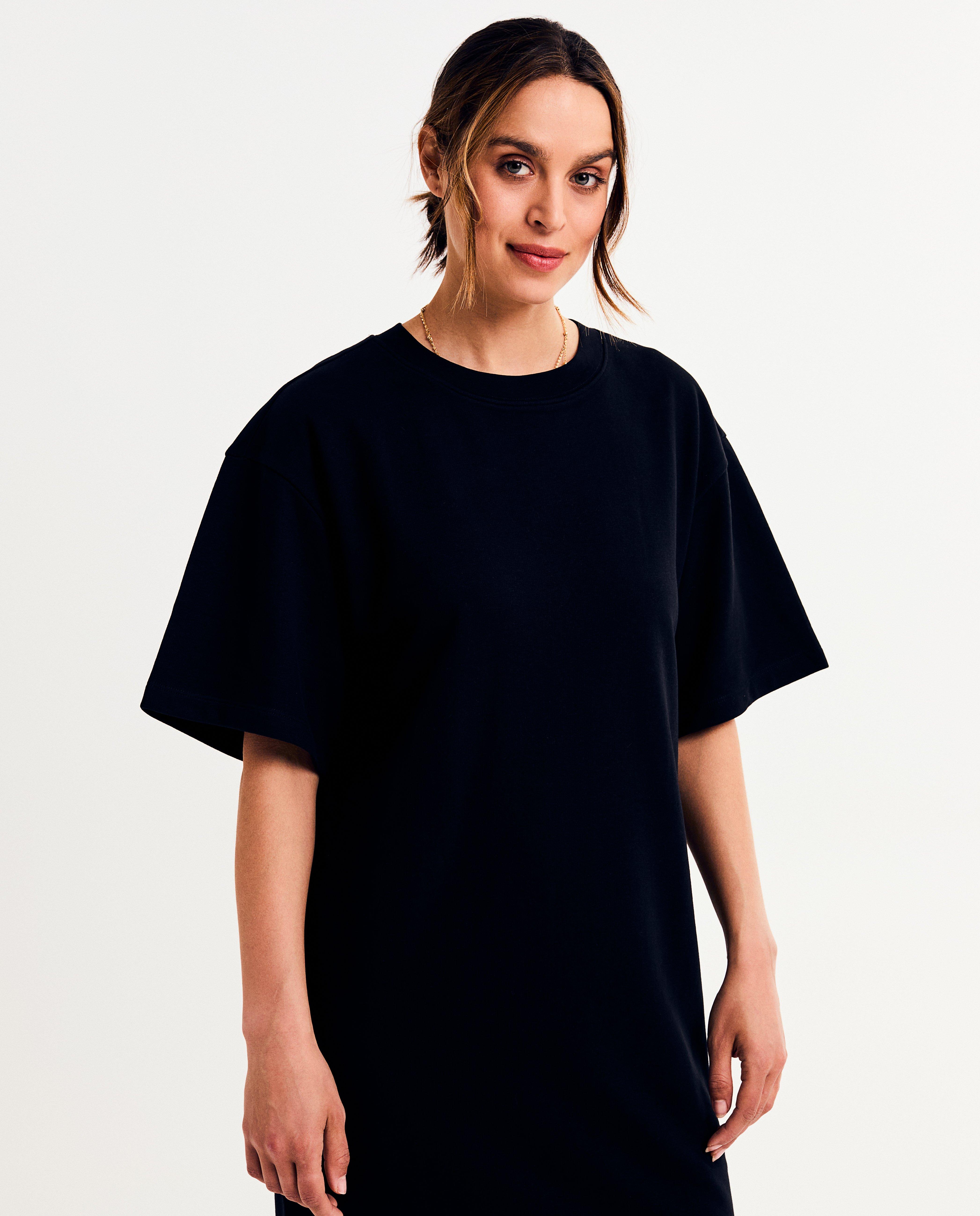 Kleedjes - Zwarte sweaterjurk
