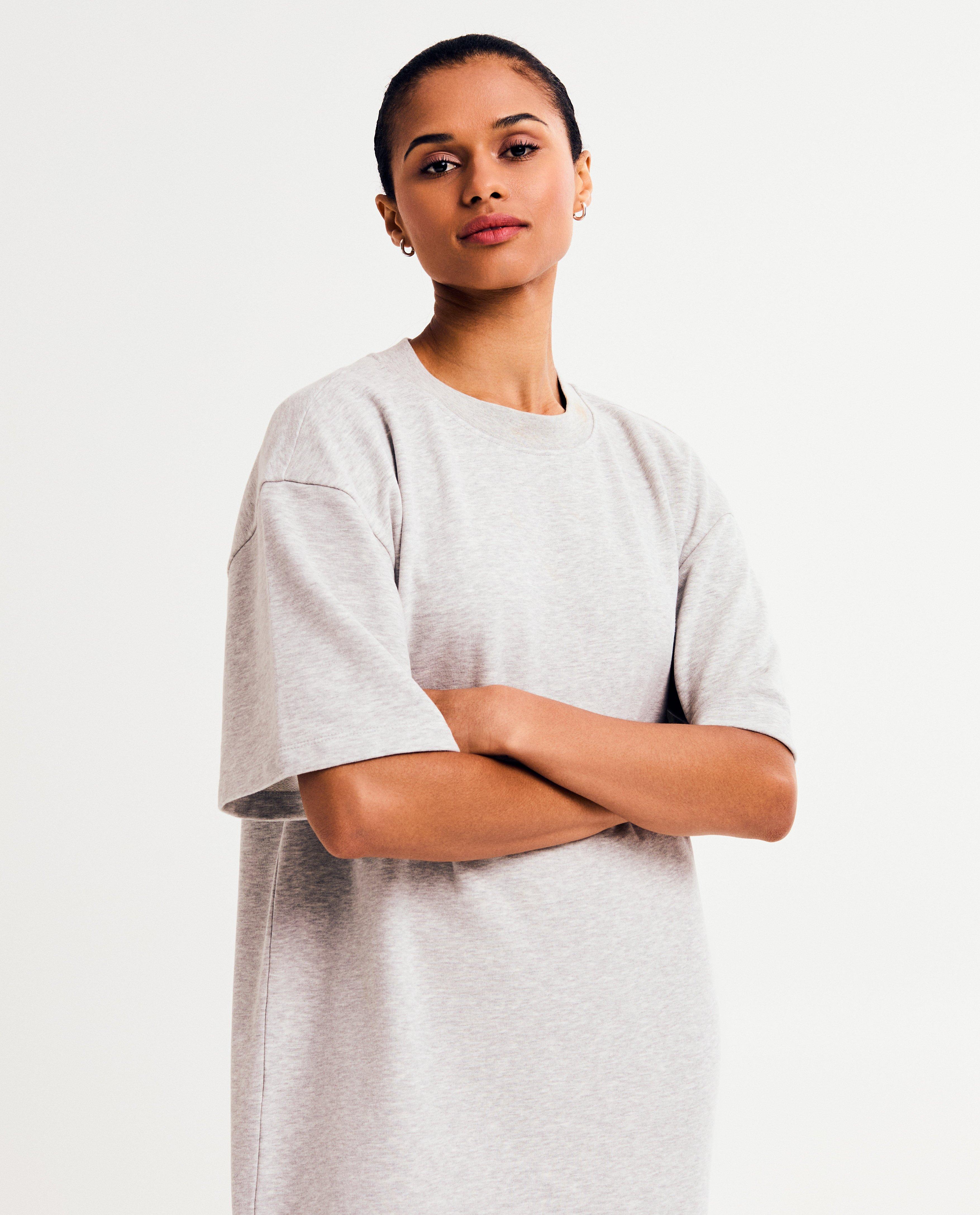 Robes - Robe pull gris